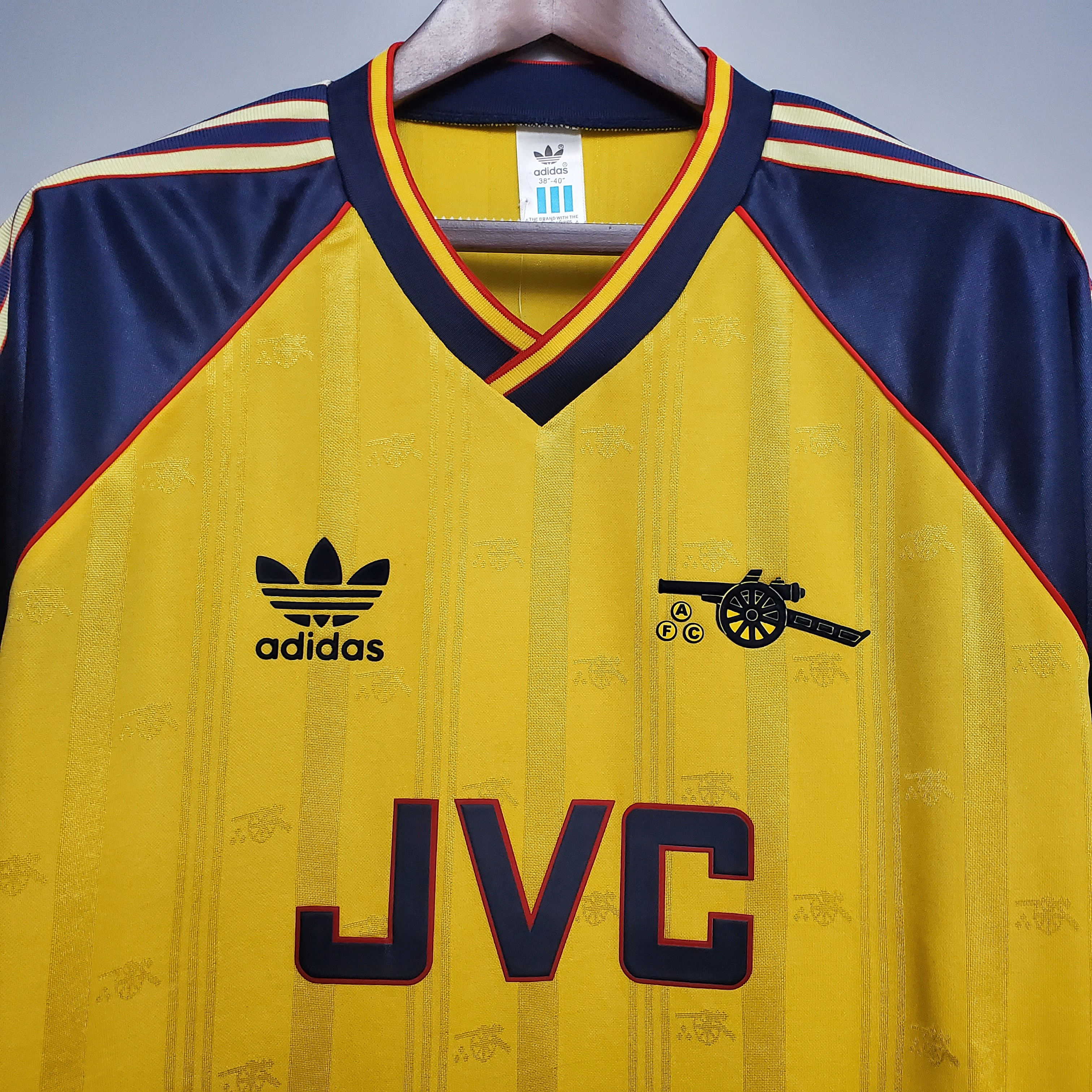 88-89 Arsenal Away Retro Jersey/88-89阿森纳客场