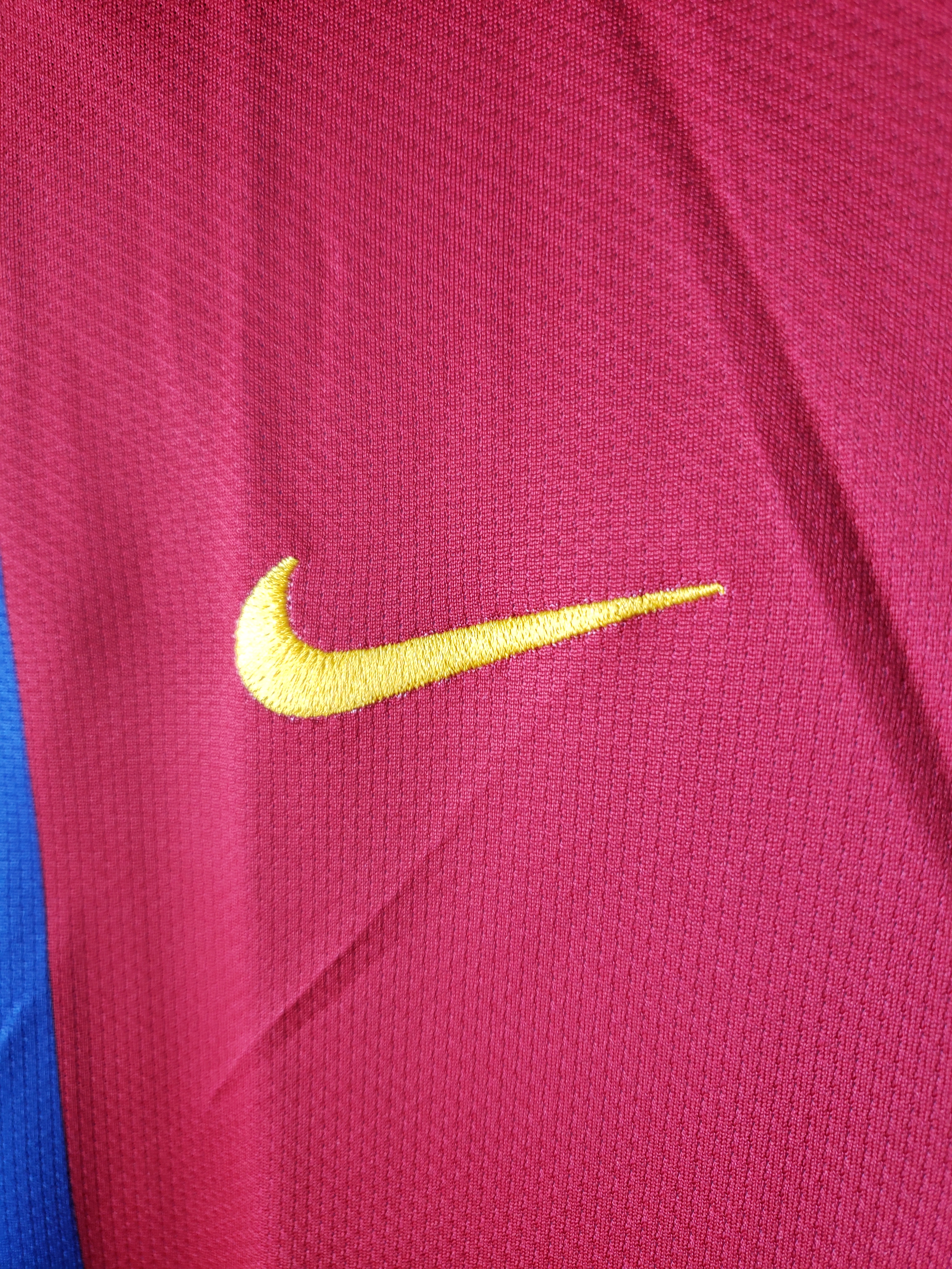 07-08 Barcelona Home Long Sleeve Retro Jersey/07-08 巴萨主场长袖