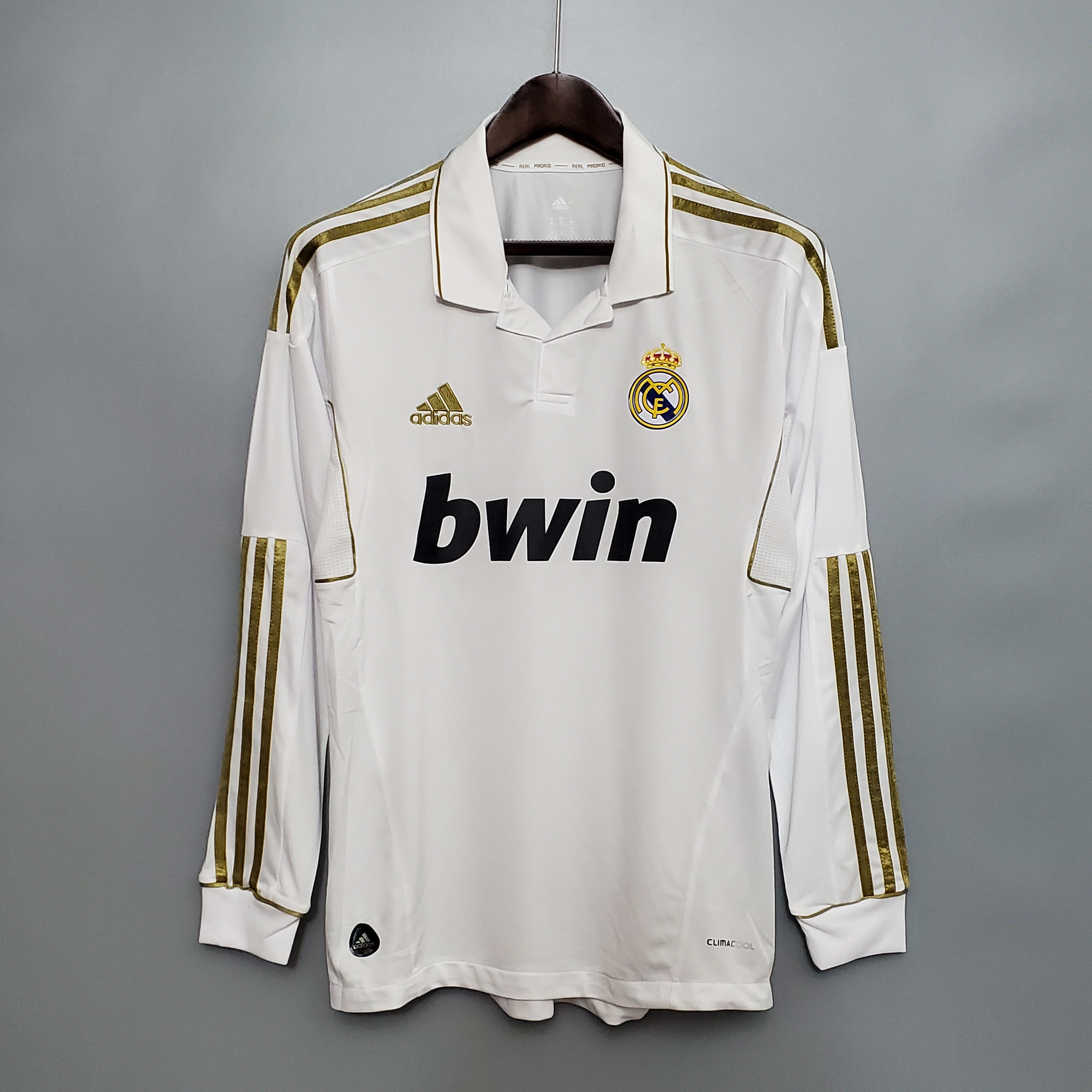 11-12 Real Madrid Home Long Sleeve Retro Jersey/11-12 皇马主场长袖
