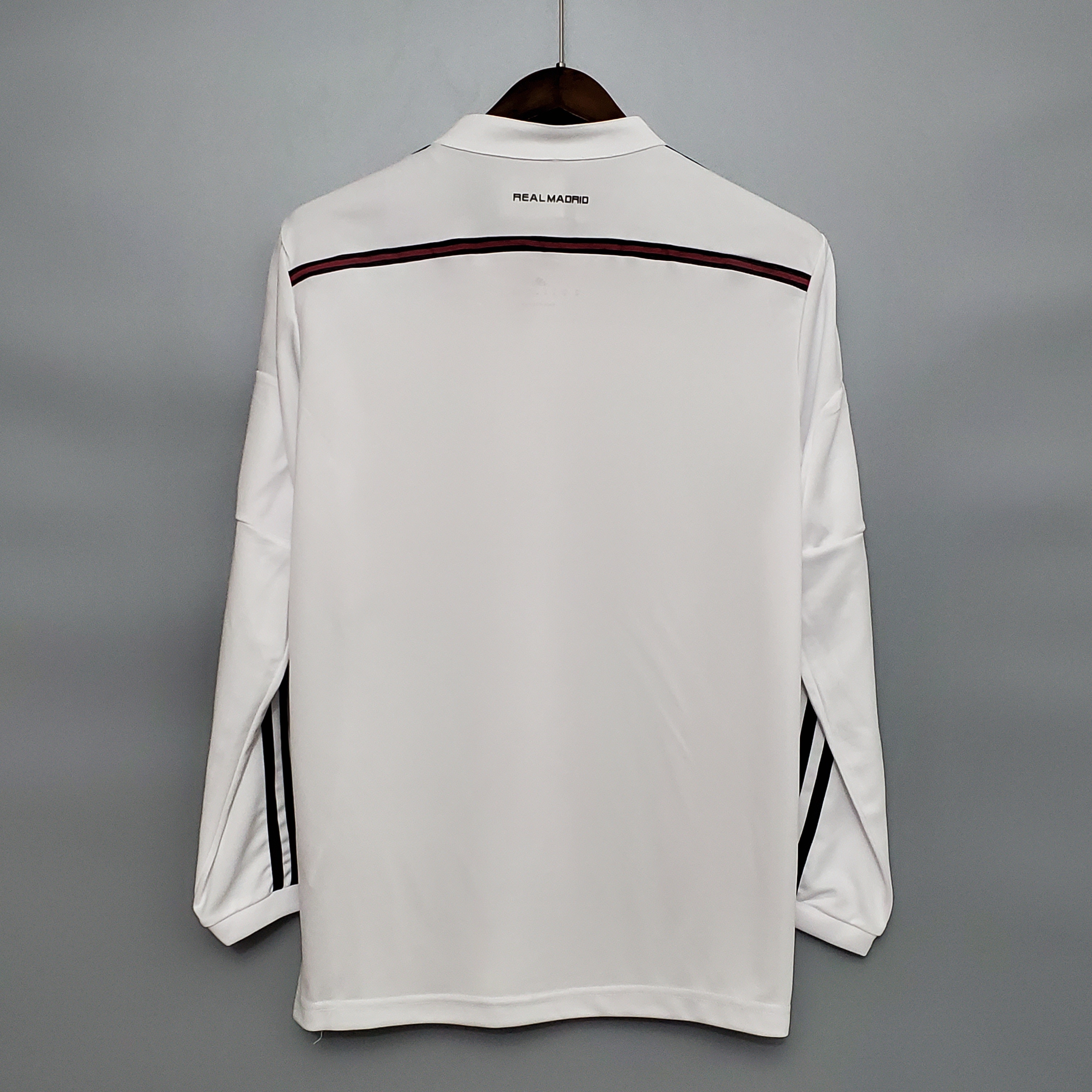 14-15 Real Madrid Home Long Sleeve Retro Jersey/14-15皇马主场长袖