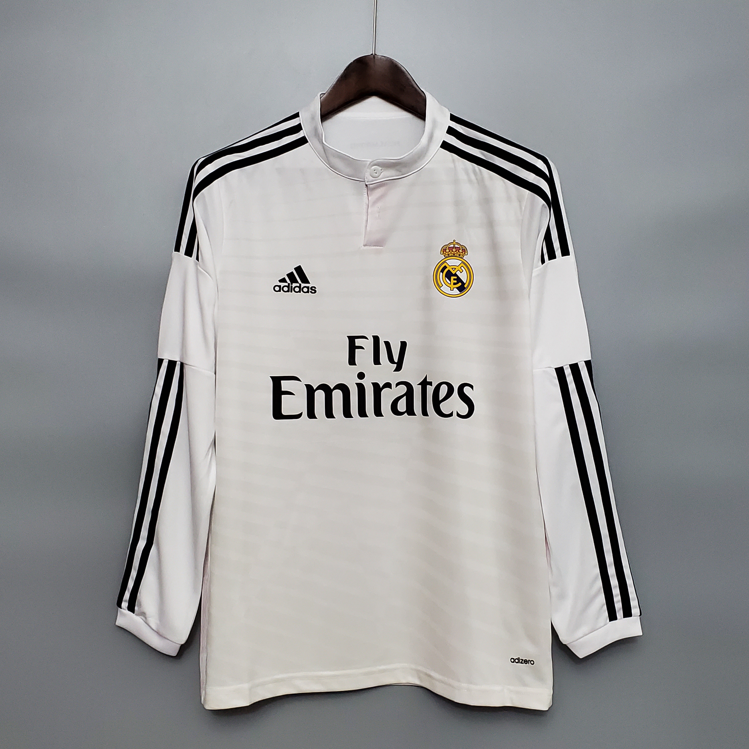 14-15 Real Madrid Home Long Sleeve Retro Jersey/14-15皇马主场长袖