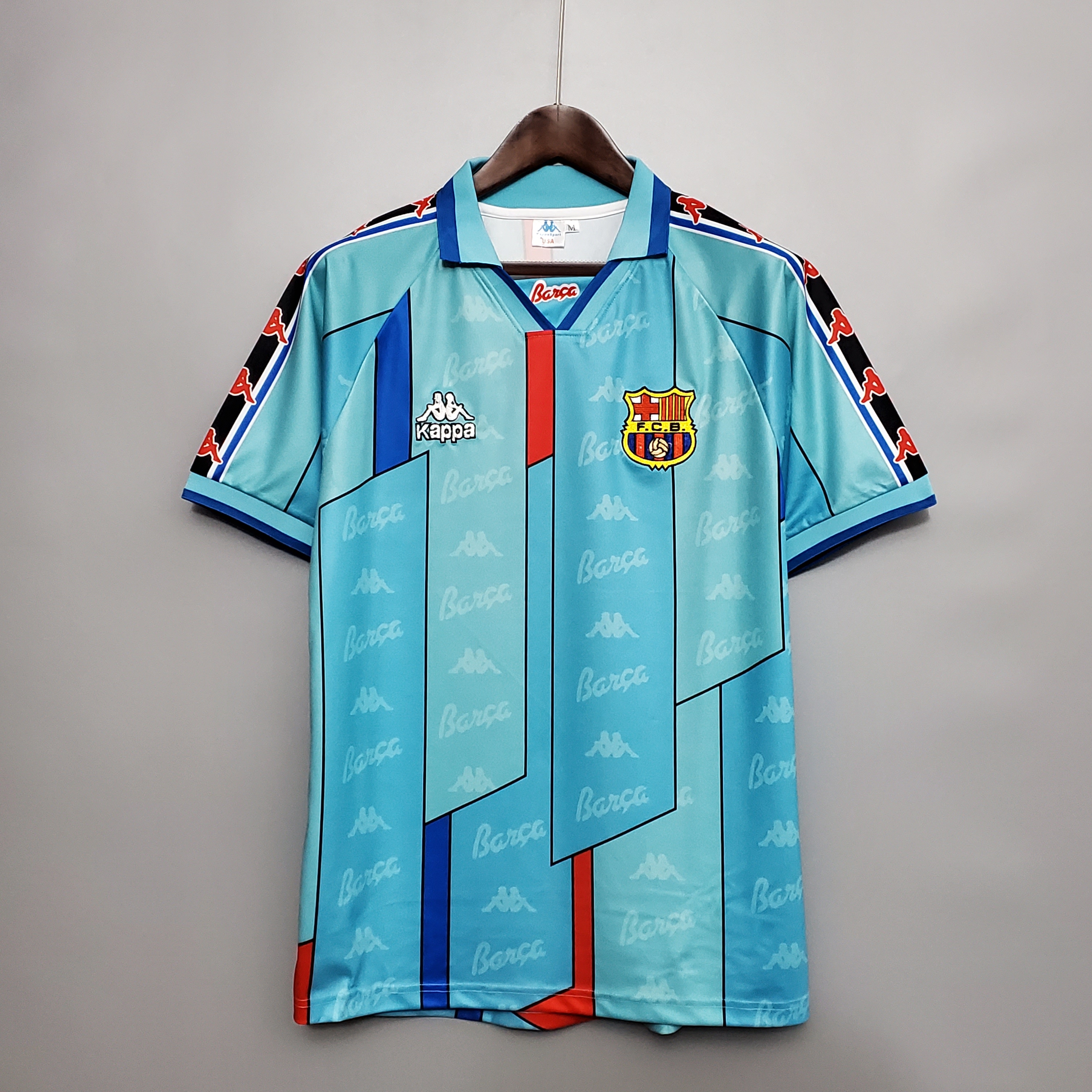 96-97 Barcelona Away  Retro Jersey/96-97 巴萨客场