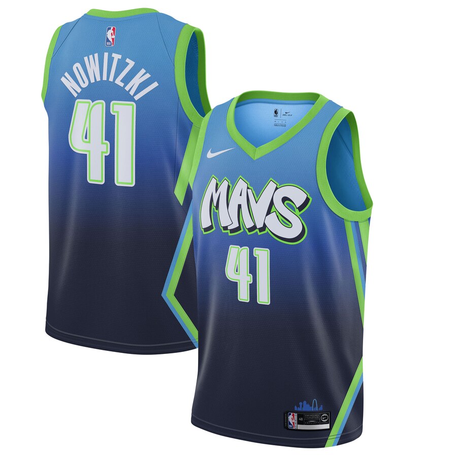 Dallas Mavericks Gradient Blue  Jersey