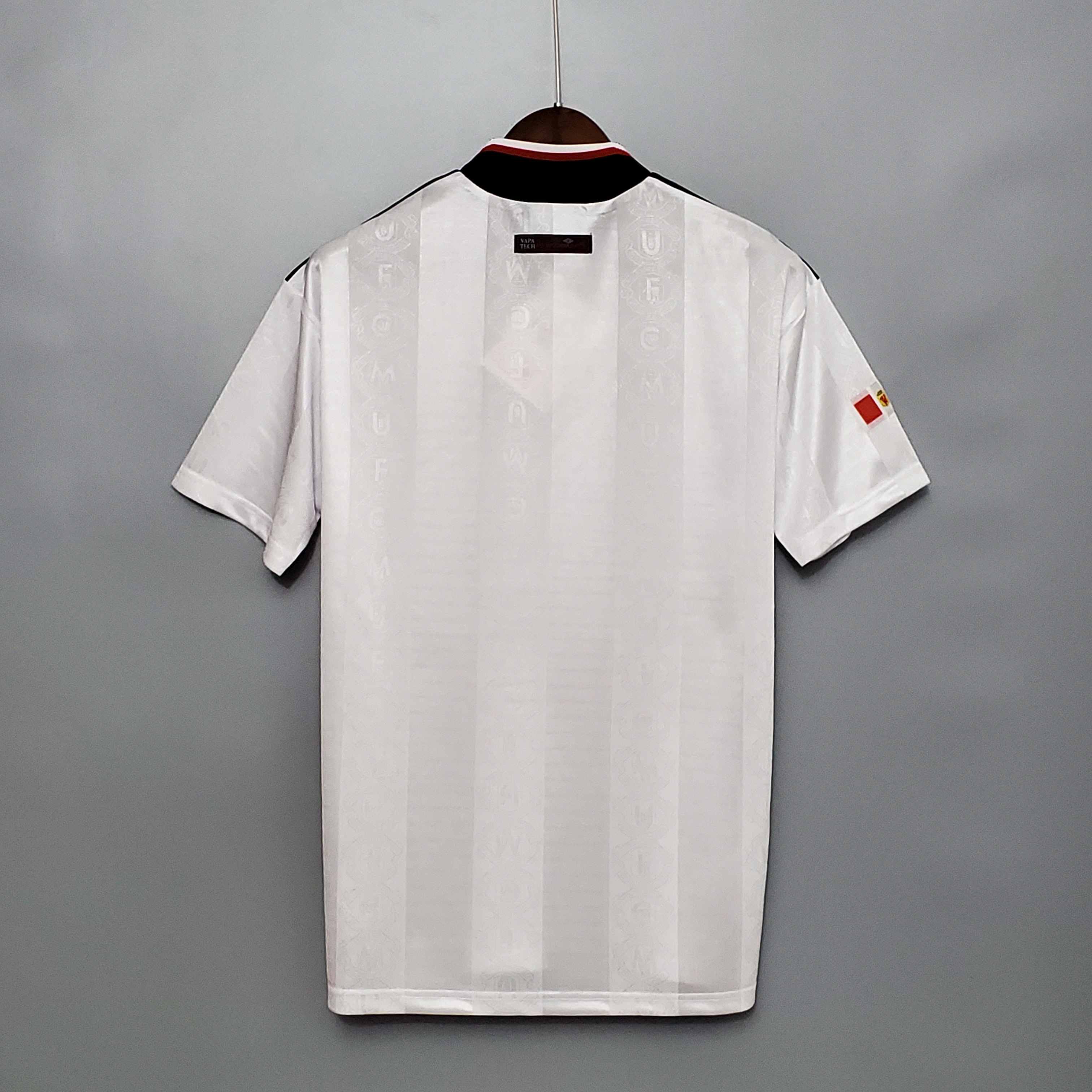 97-98 Manchester United White  Retro Jersey/97-98曼联白色