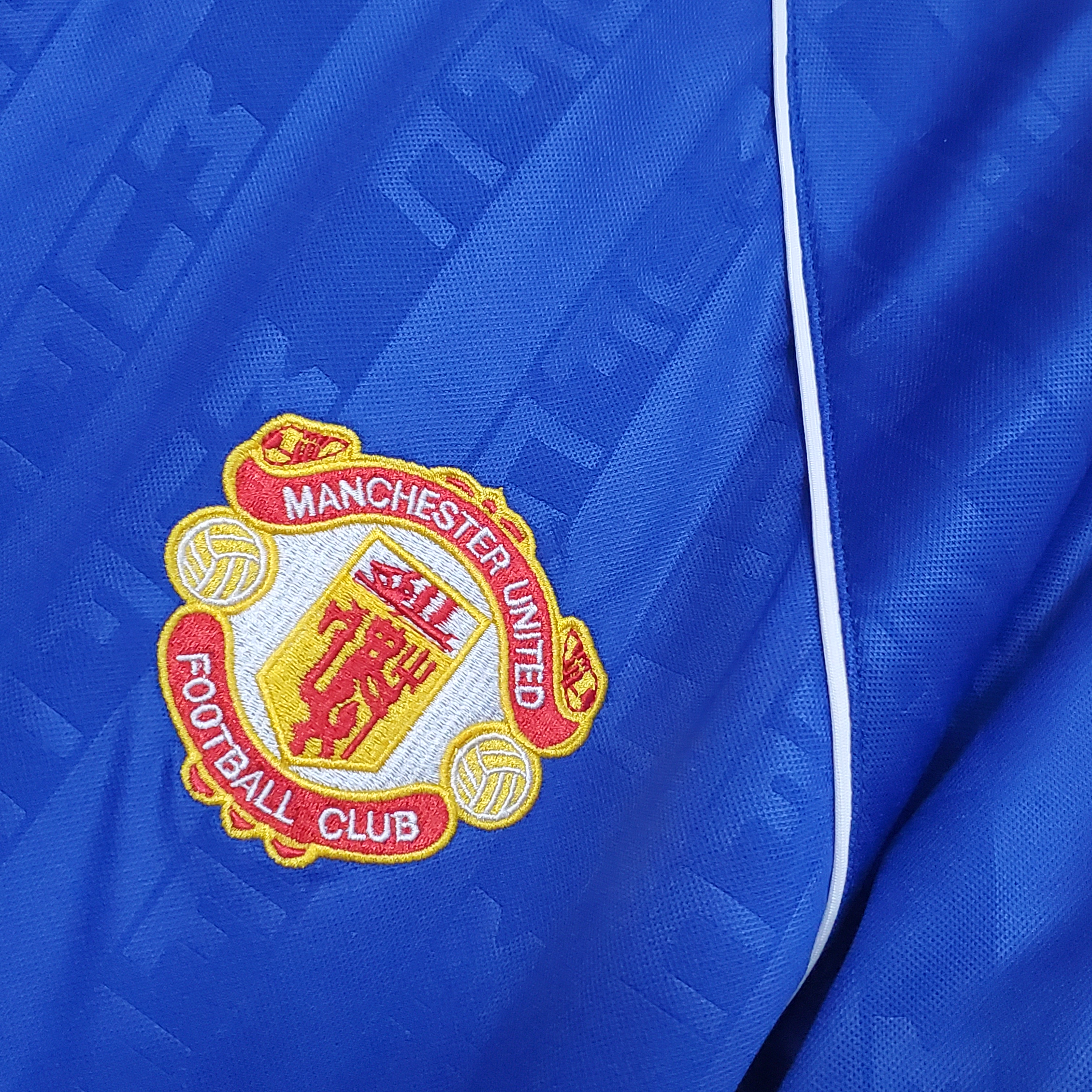 88-90 Manchester United Third Blue Retro Jersey/88-90曼联第二客场