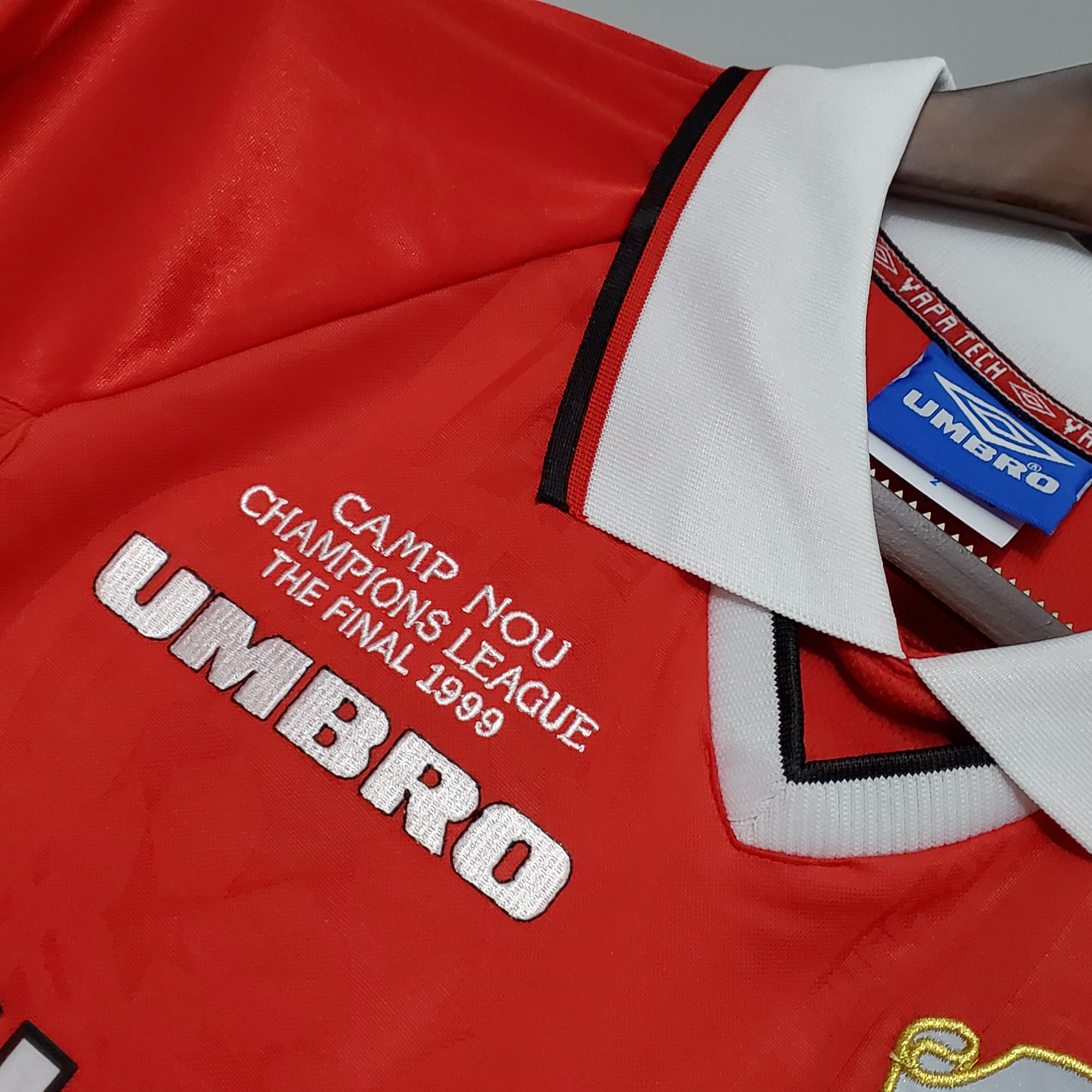 1999-2000 Manchester United Home Long Sleeve Retro Jersey/99-00曼联主场长袖