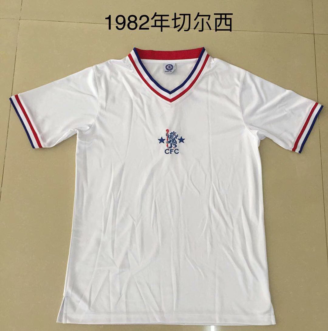 1982 Chelsea White Retro Jersey/1982切尔西白色