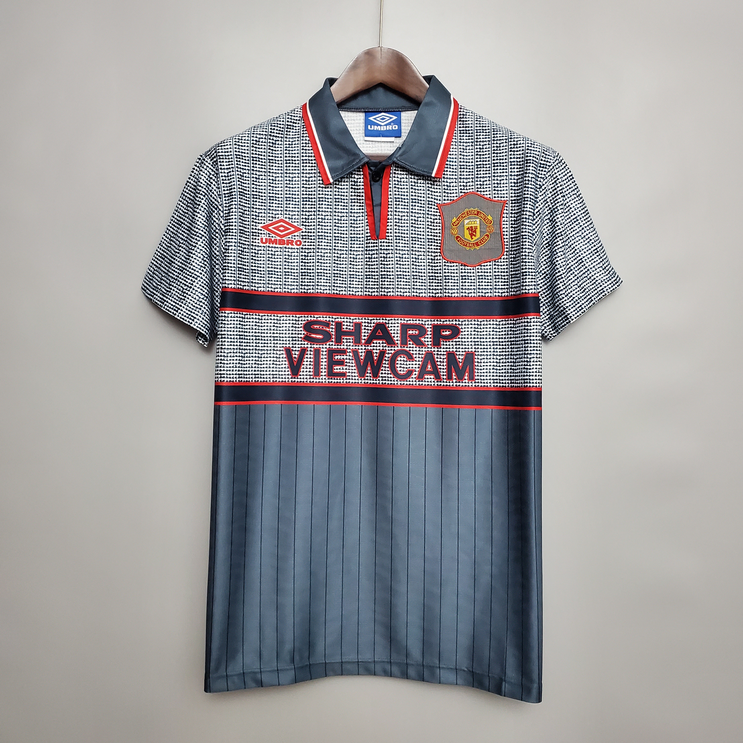 95-96 Manchester United Away Retro Jersey/95-96曼联客场