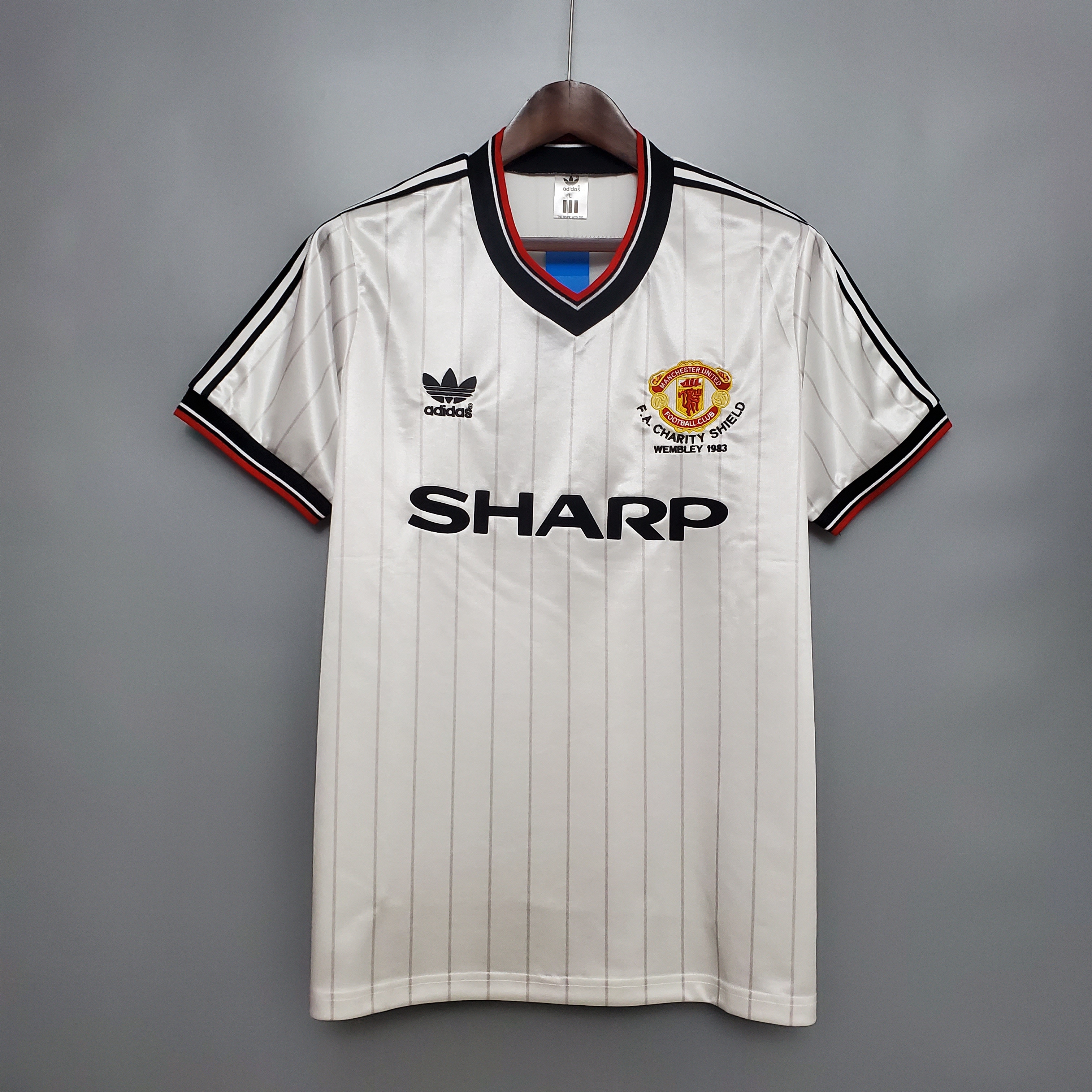 1983 Manchester United Away Retro Jersey/1983曼联客场