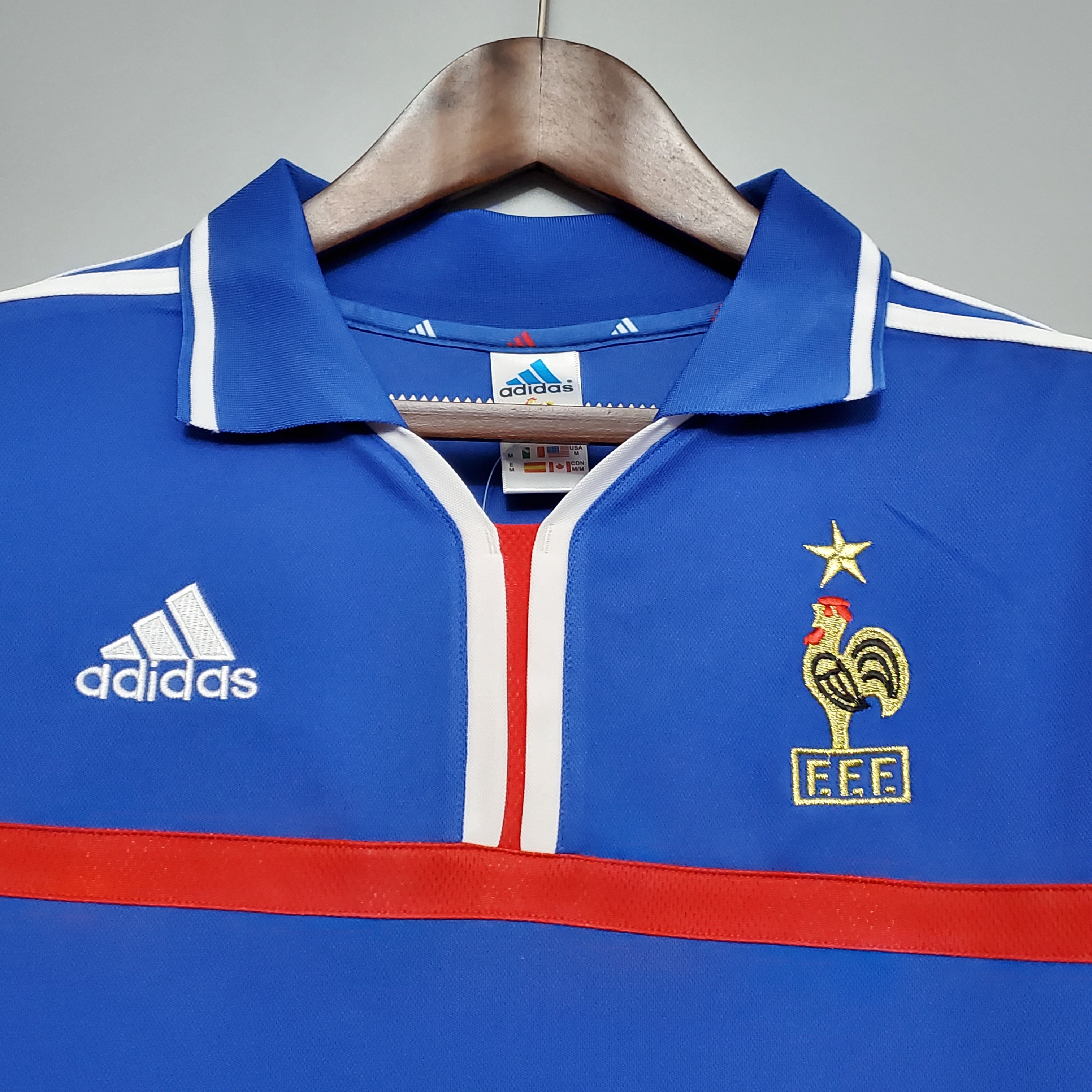 2000 France Home Retro Jersey/2000法国主场
