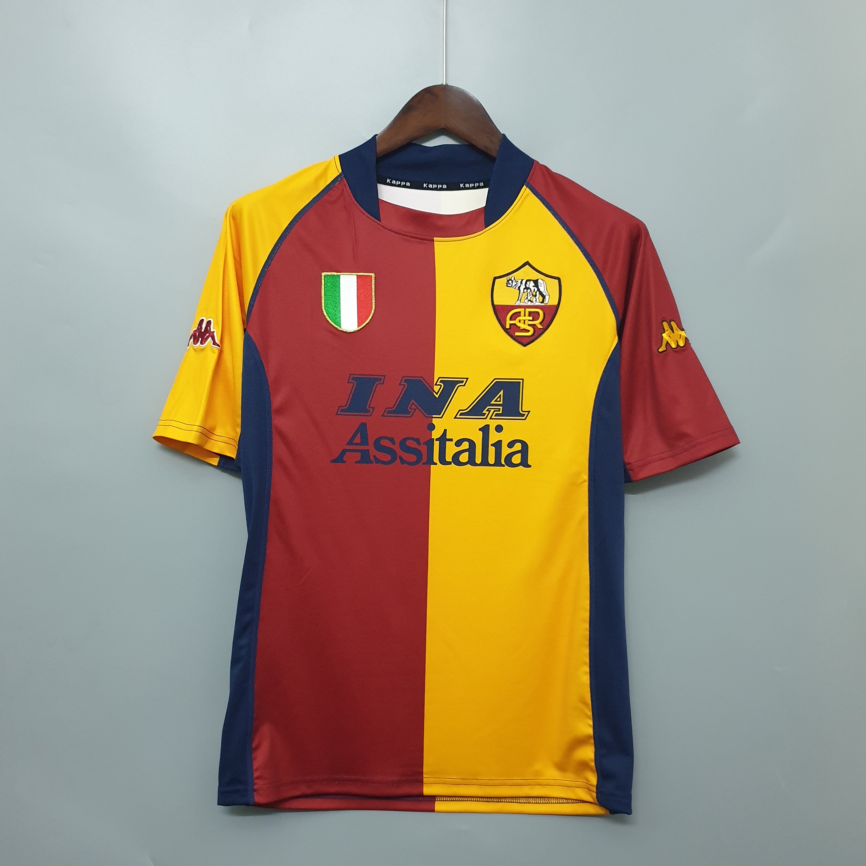 01-02  Roma Home Retro Jersey/01-02 罗马 主场