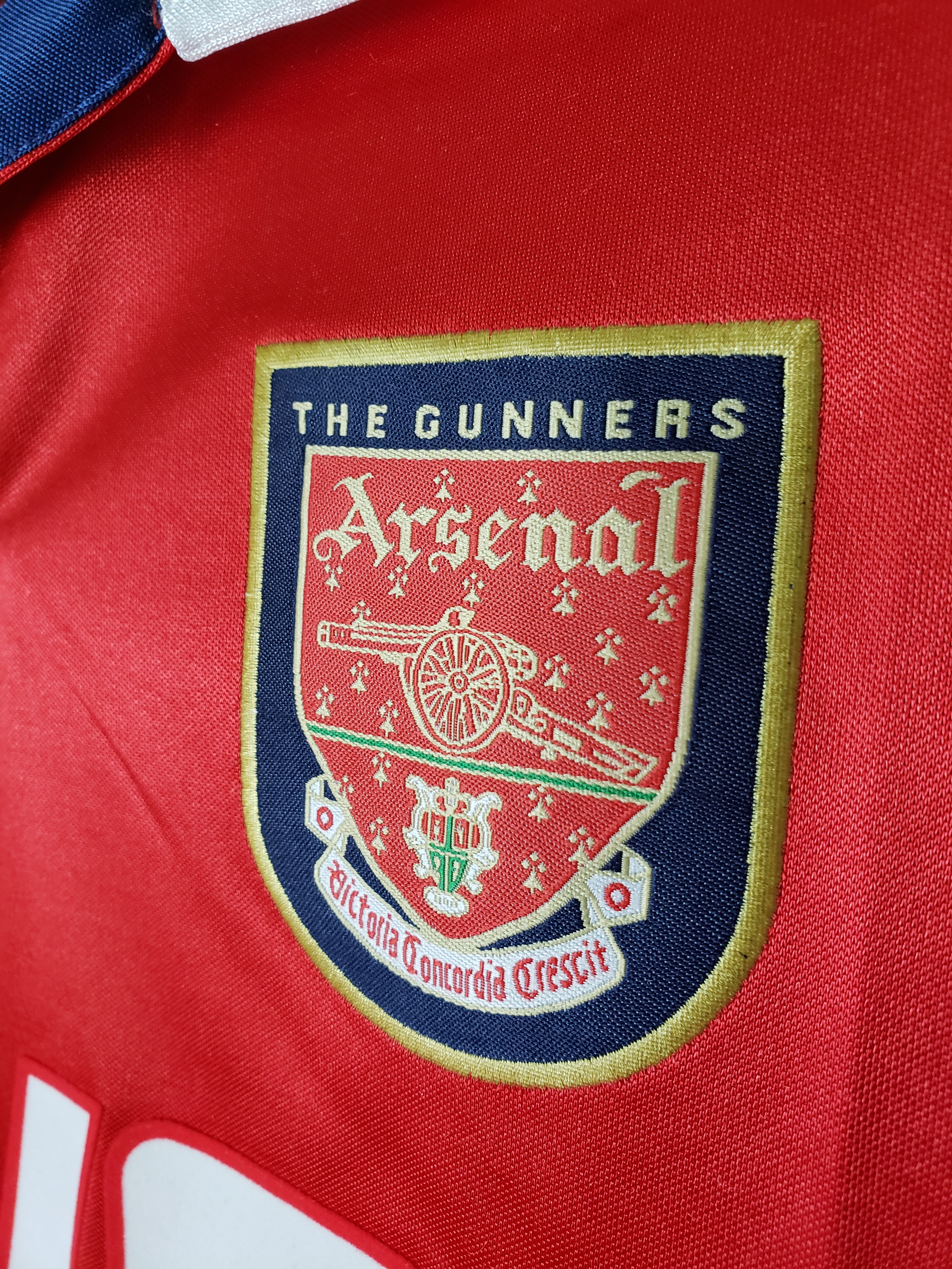 1998 Arsenal Home Long Sleeve Retro Jersey/1998 阿森纳主场长袖