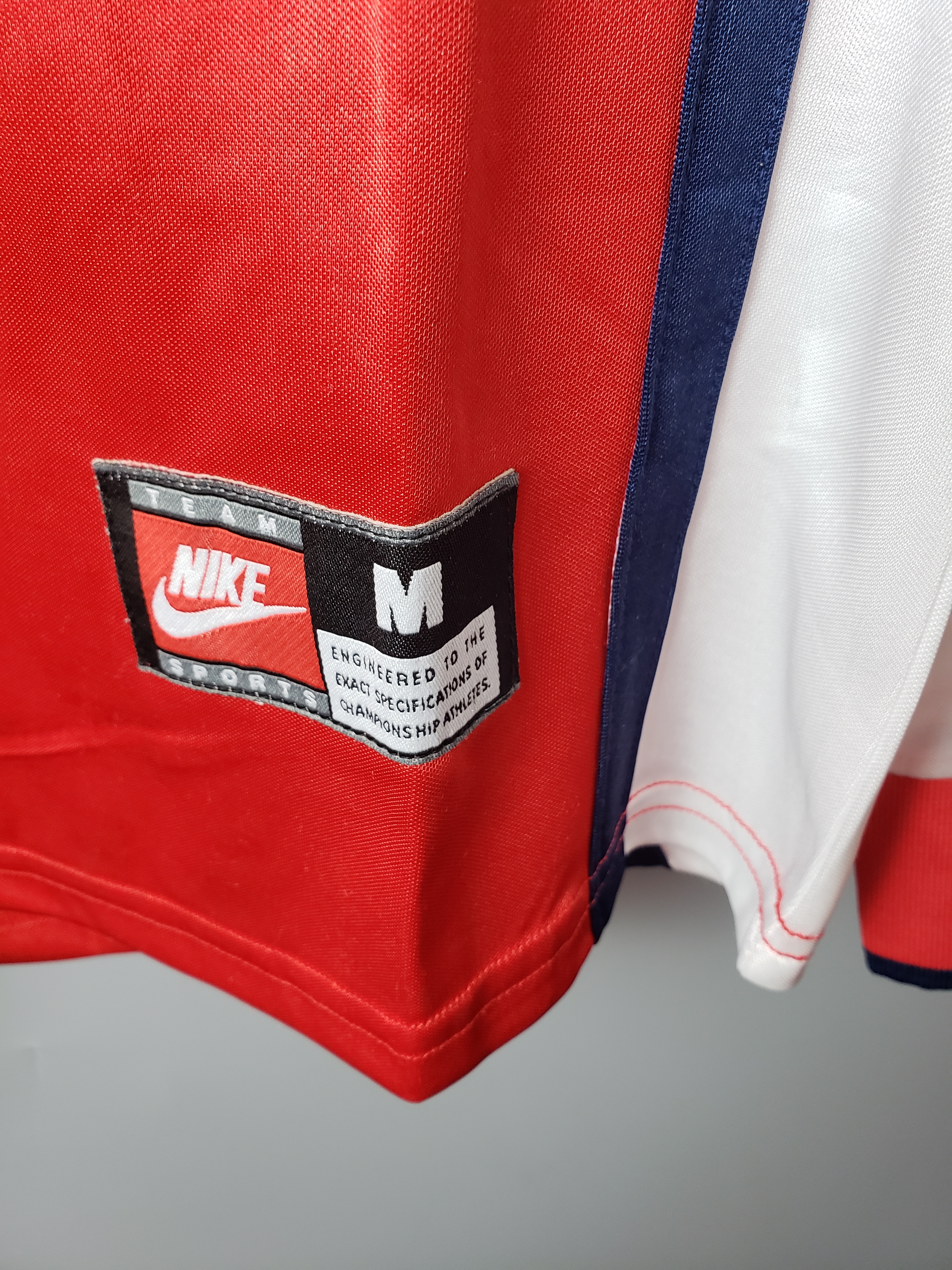 1998 Arsenal Home Long Sleeve Retro Jersey/1998 阿森纳主场长袖