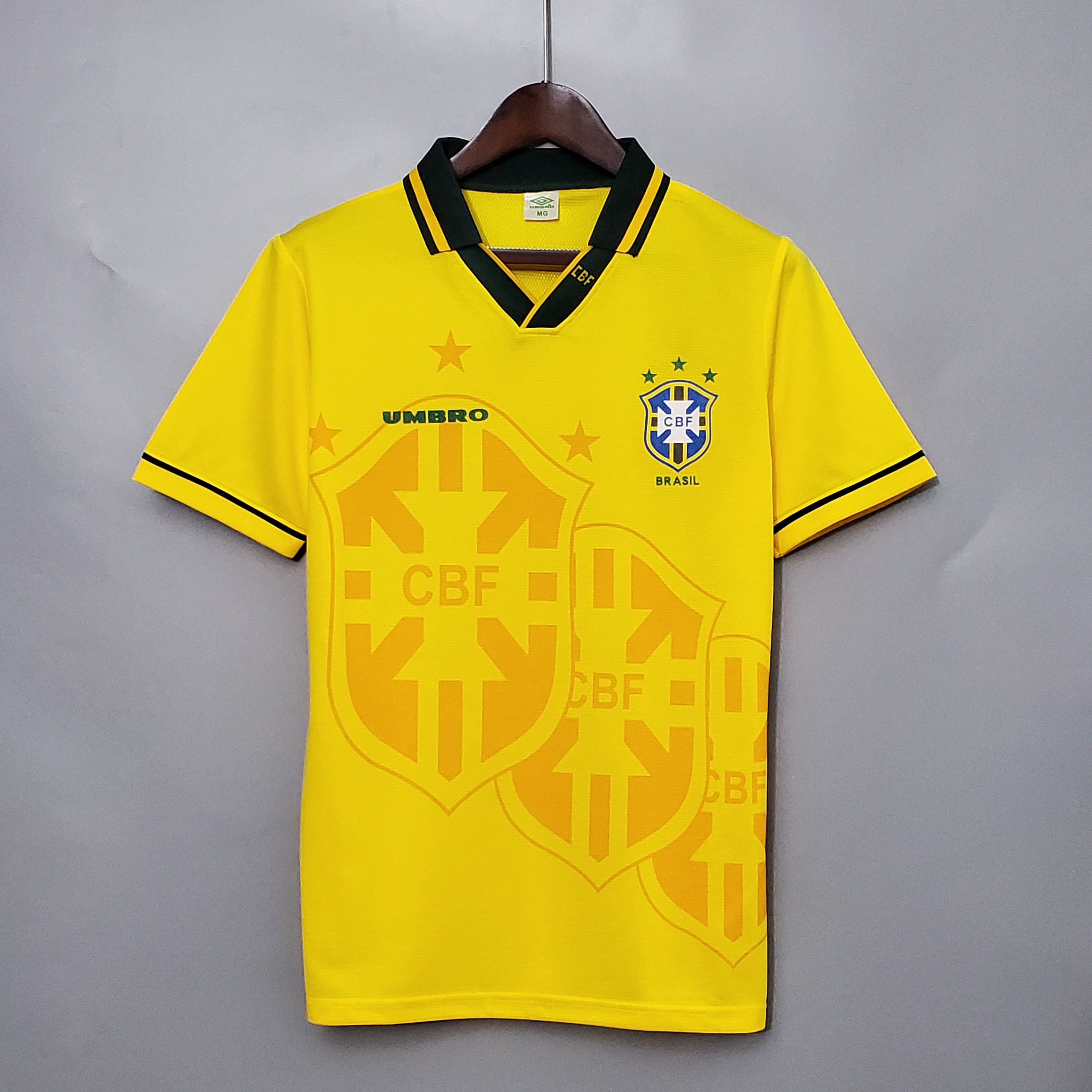 93-94 Brazil Home Retro Jersey/93-94 巴西主场