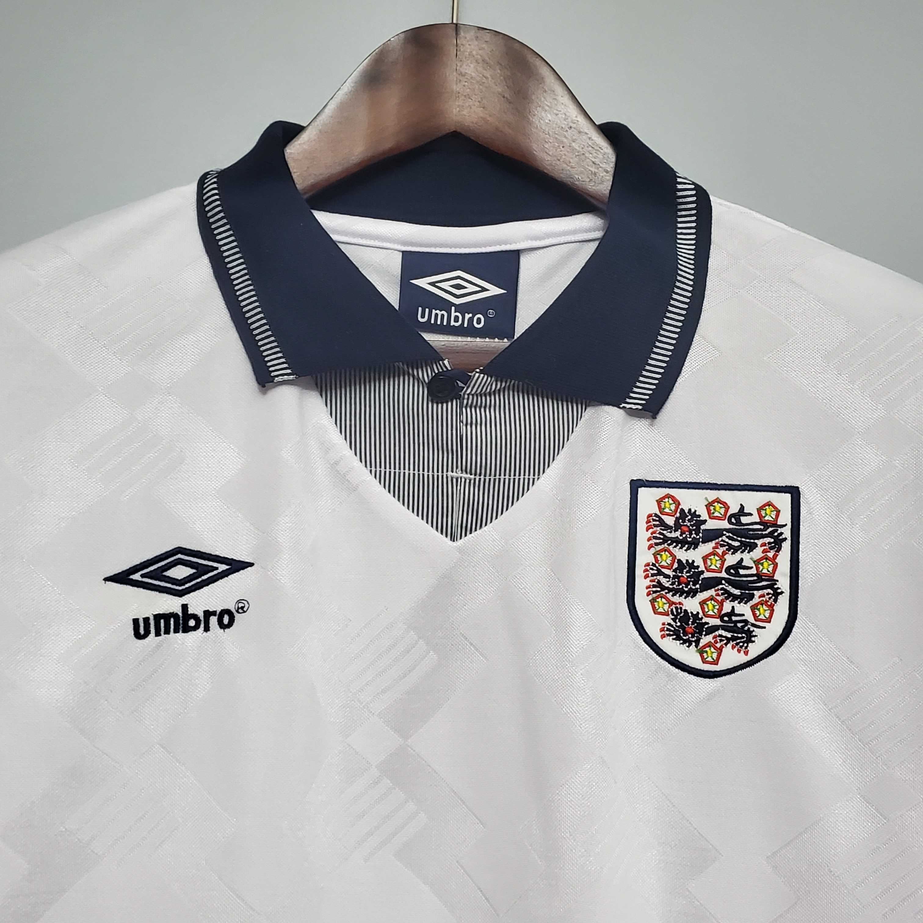 1990 England Home Retro Jersey/1990 英格兰主场