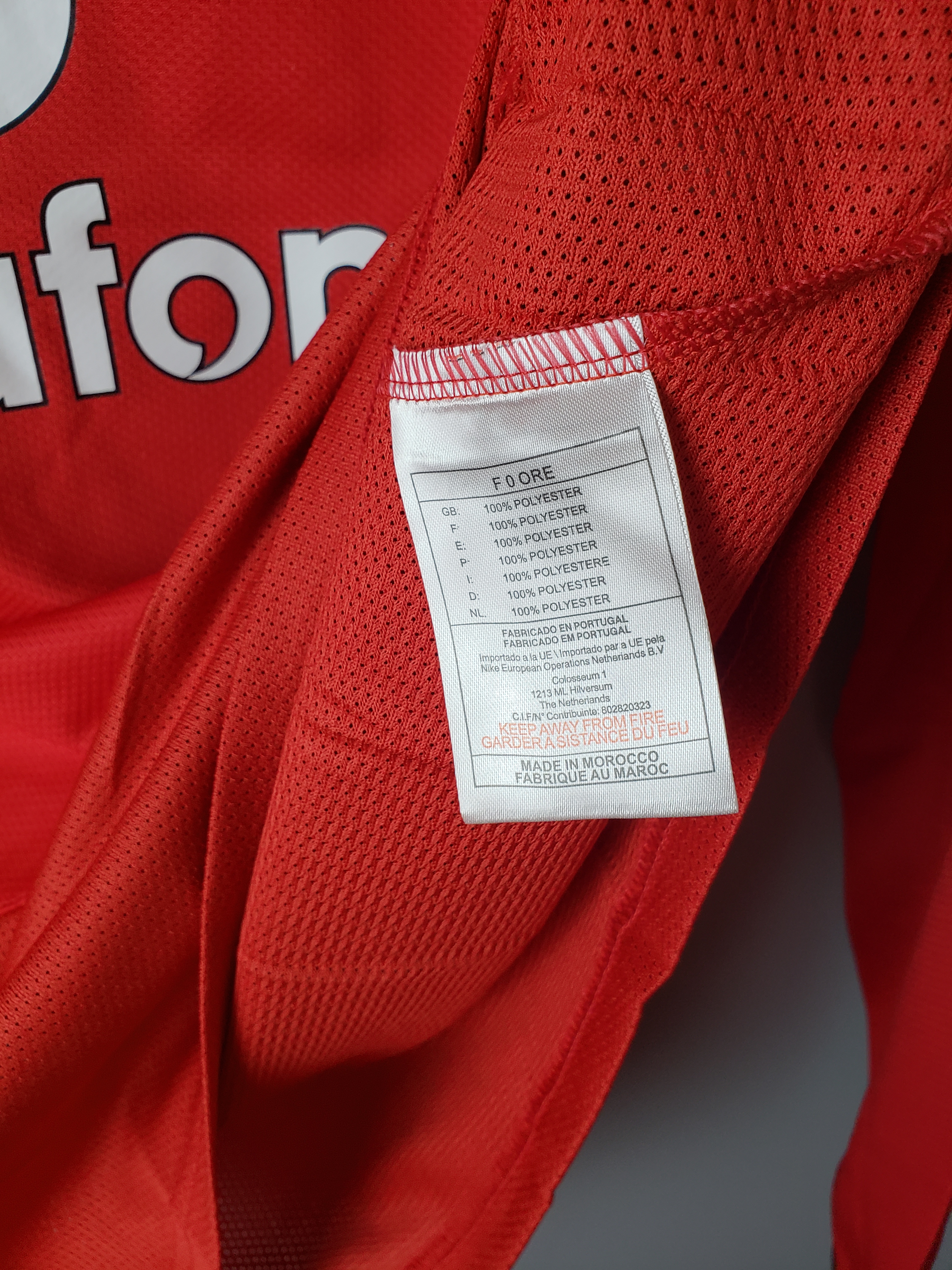 2005 Manchester United Home Red Long Sleeve Retro Jersey/2005曼联主场长袖