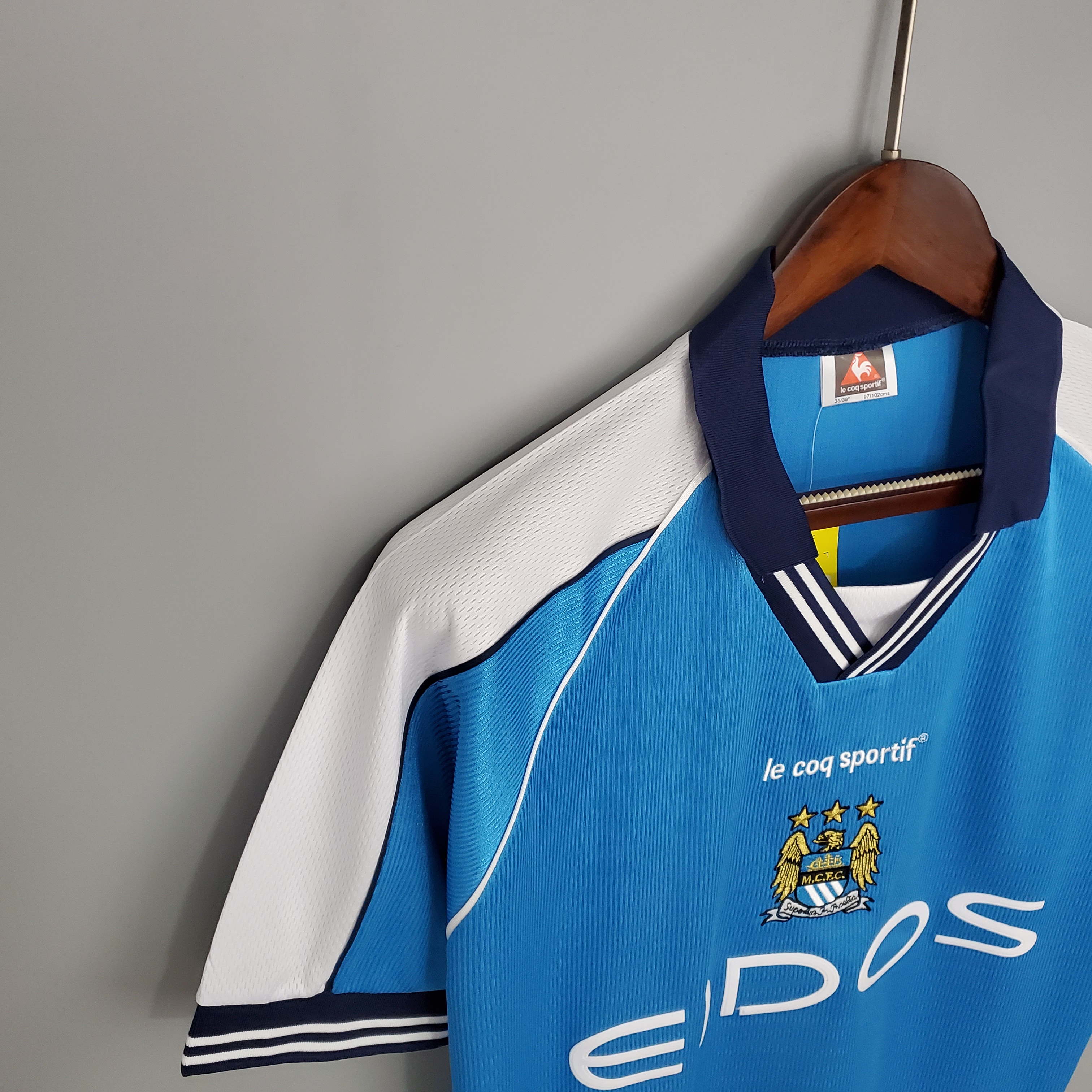 99-01 Manchester City Home Retro Jersey/99-01曼城主场