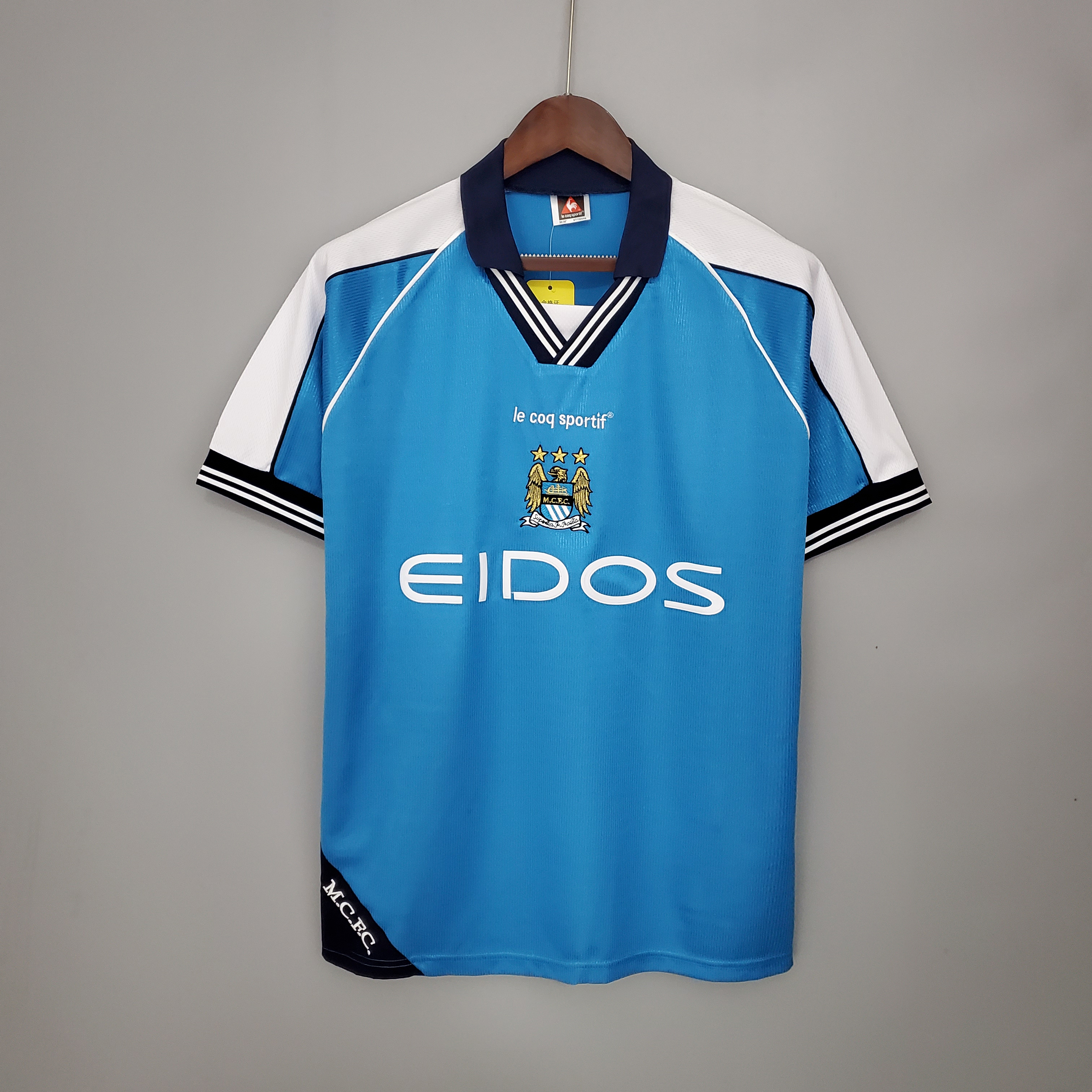 99-01 Manchester City Home Retro Jersey/99-01曼城主场