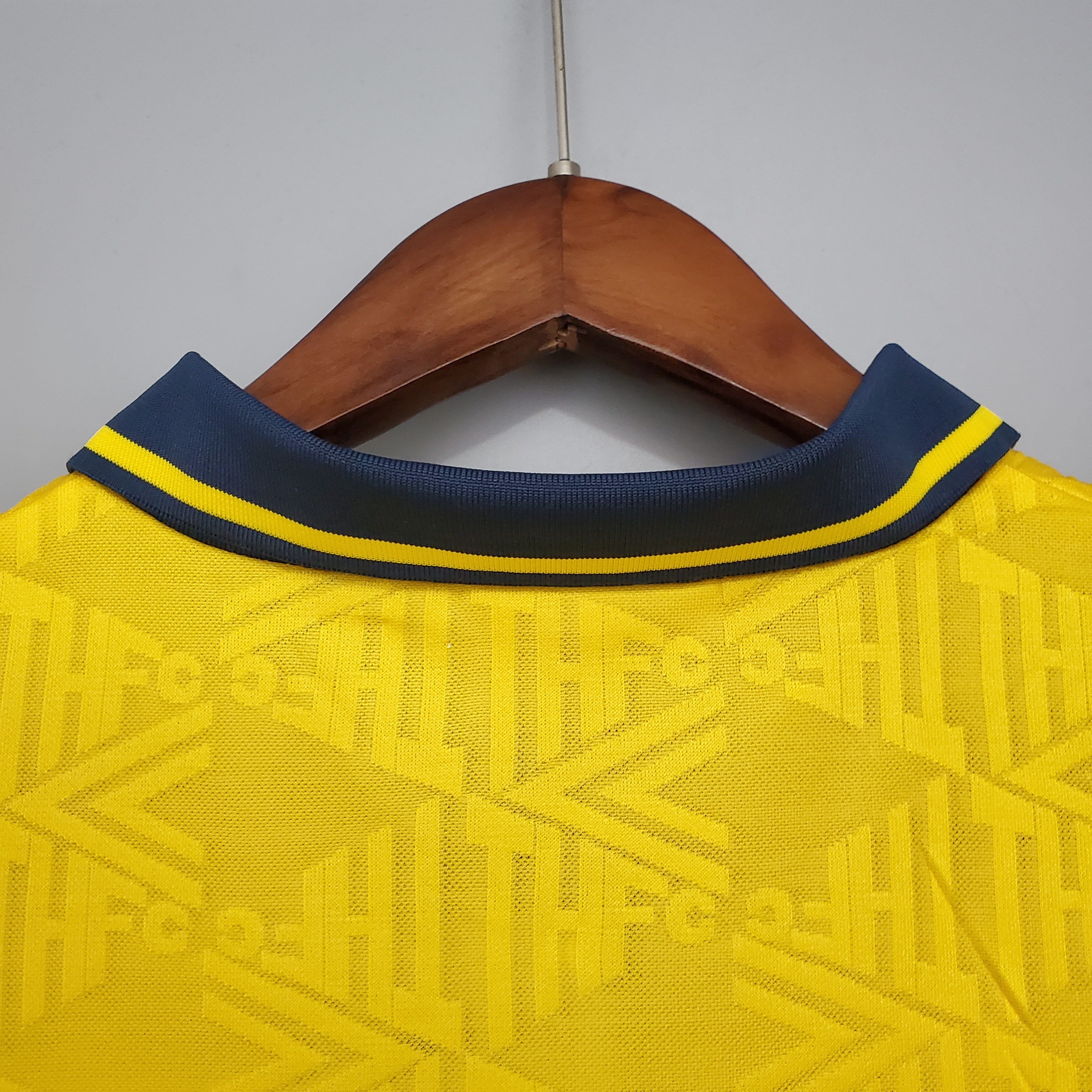 92-94 Tottenham Hotspur Away Yellow Retro Jersey/92-94 热刺客场