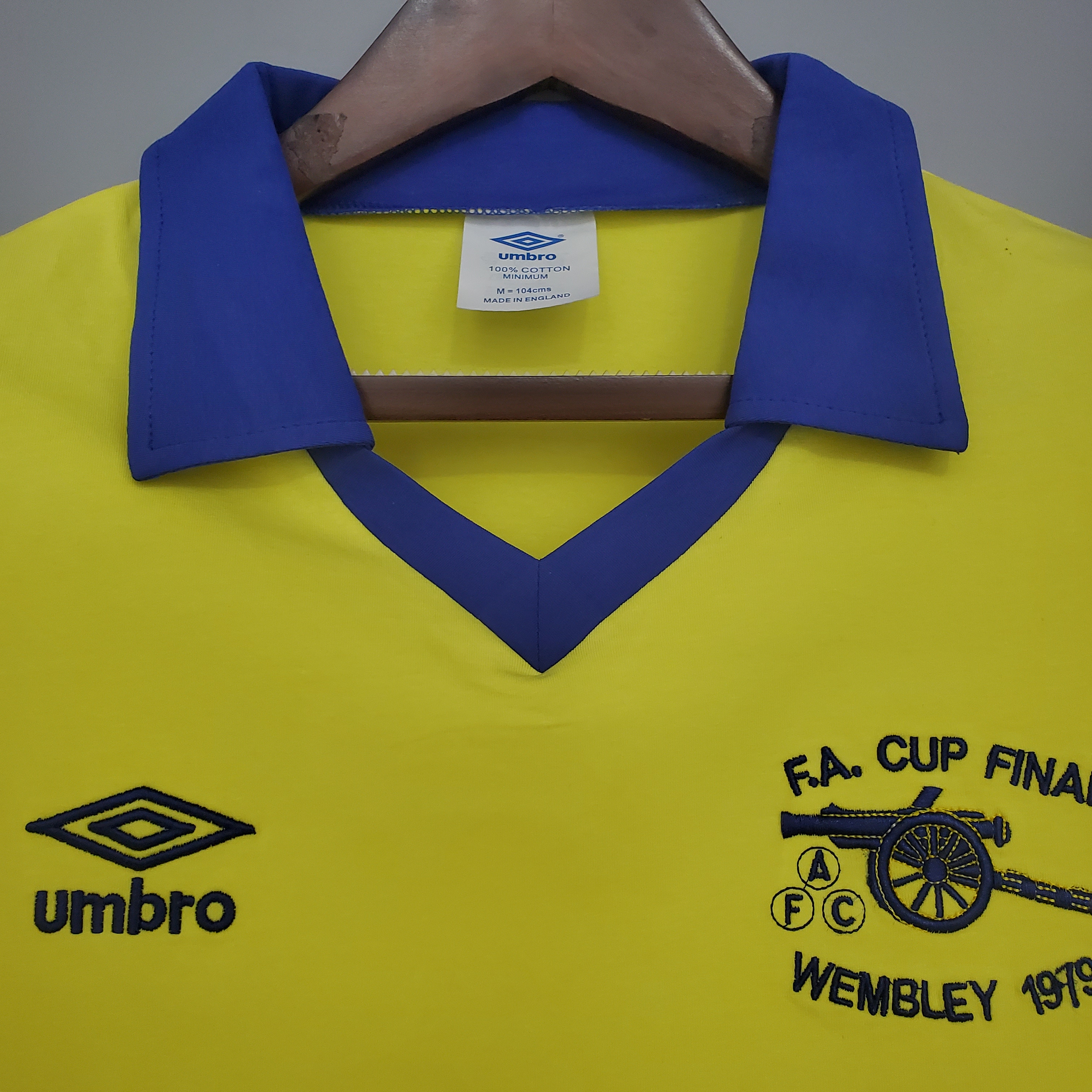 71-79 Arsenal Away Yellow Long Sleeve Retro Jersey/71-79 阿森纳客场长袖