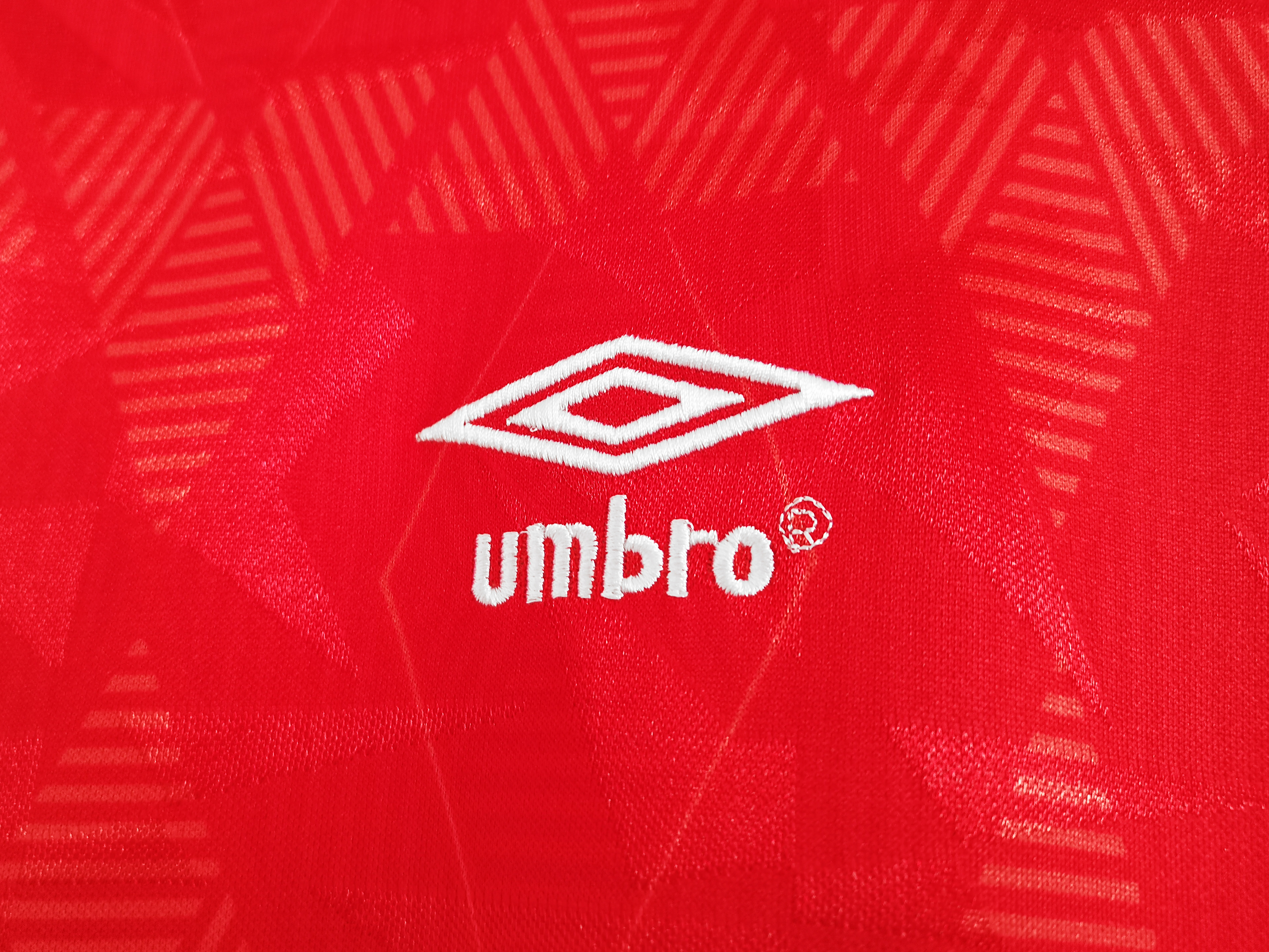 1990 England Away Red Retro Jersey/1990 英格兰客场