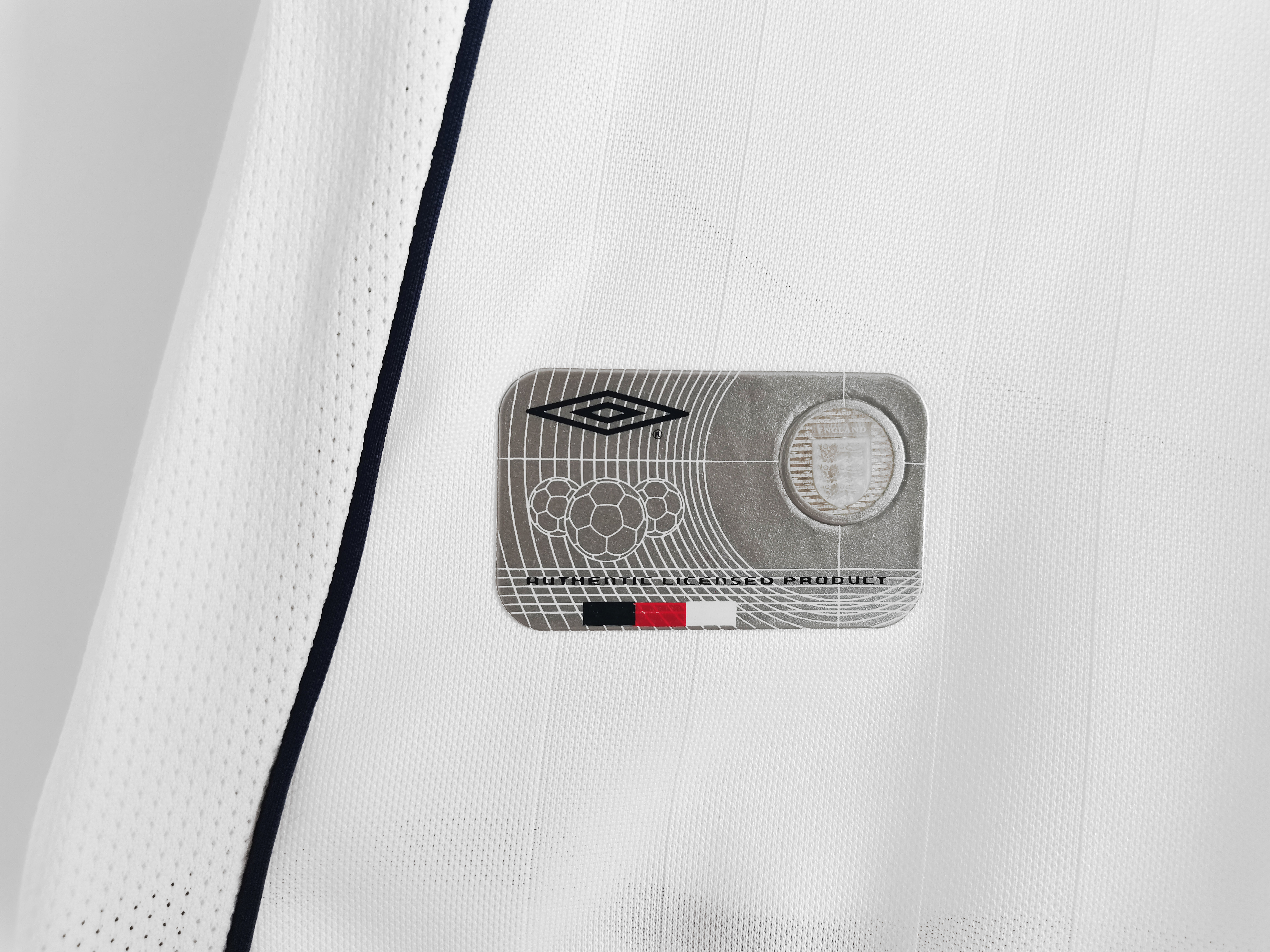 01-03 England Home White Retro Jersey/01-03 英格兰主场