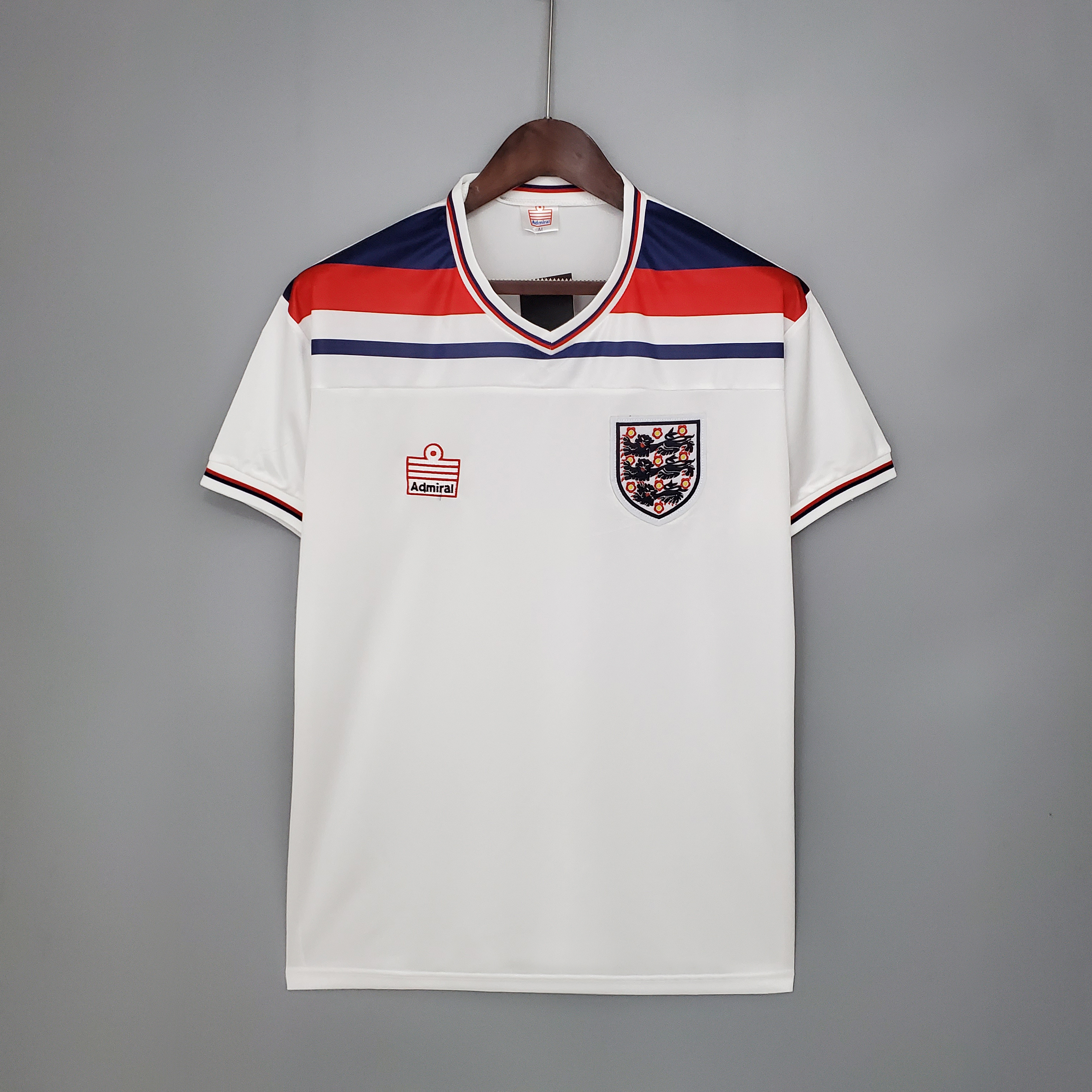 1982 England Home White Retro Jersey/1982 英格兰主场