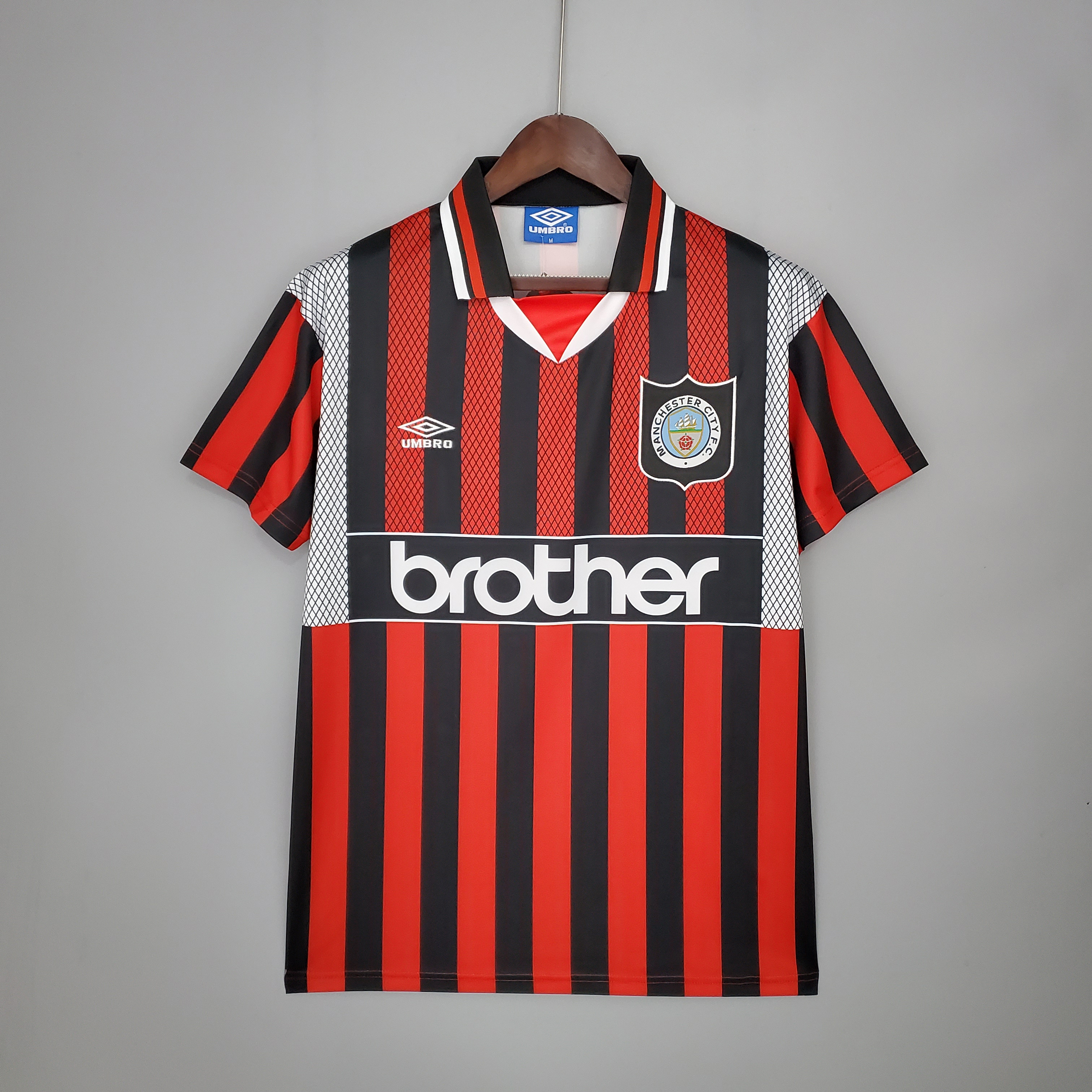 94-96 Manchester City Away Retro Jersey/94-96 曼城客场