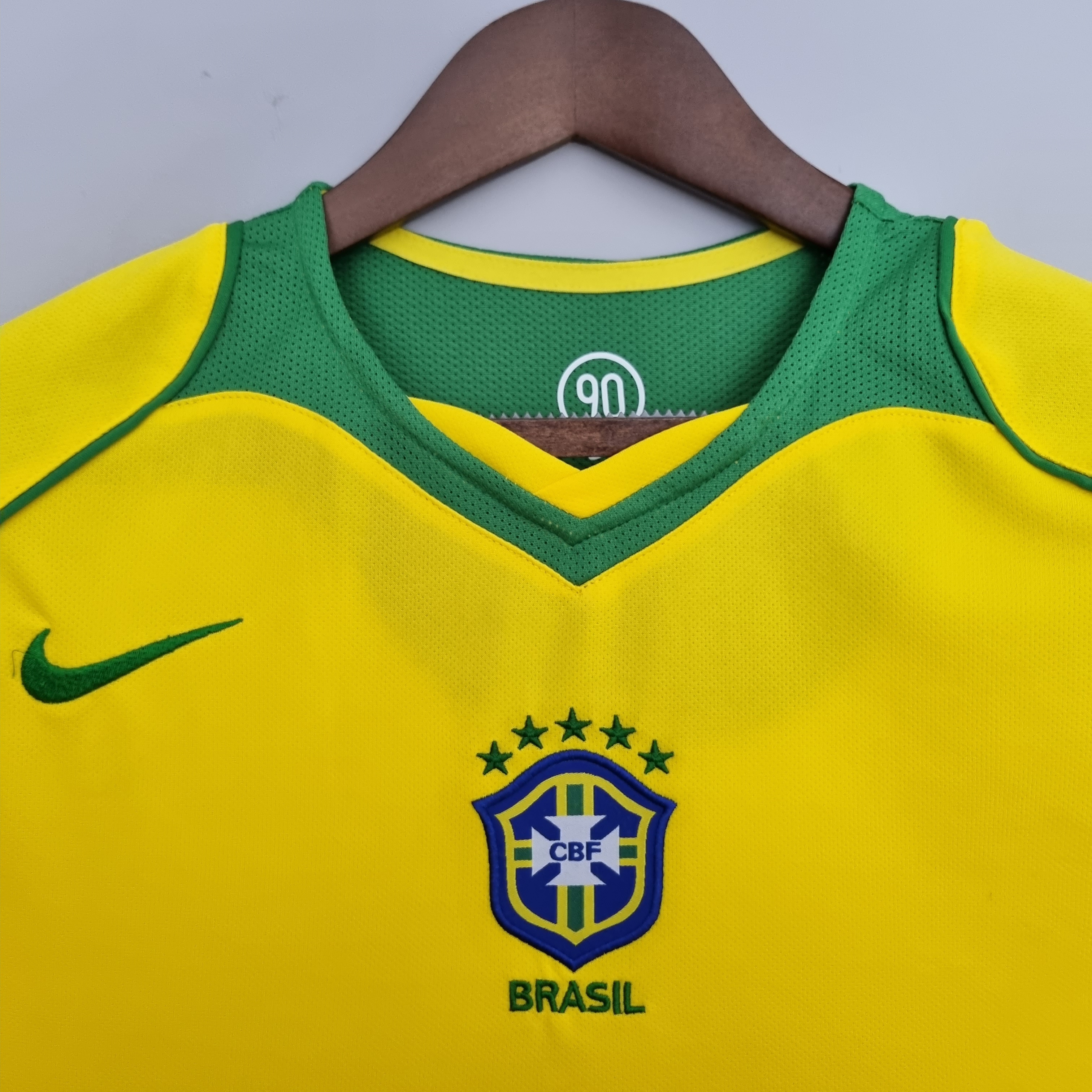 04-06 Brazil Home Retro Jersey/04-06 巴西主场