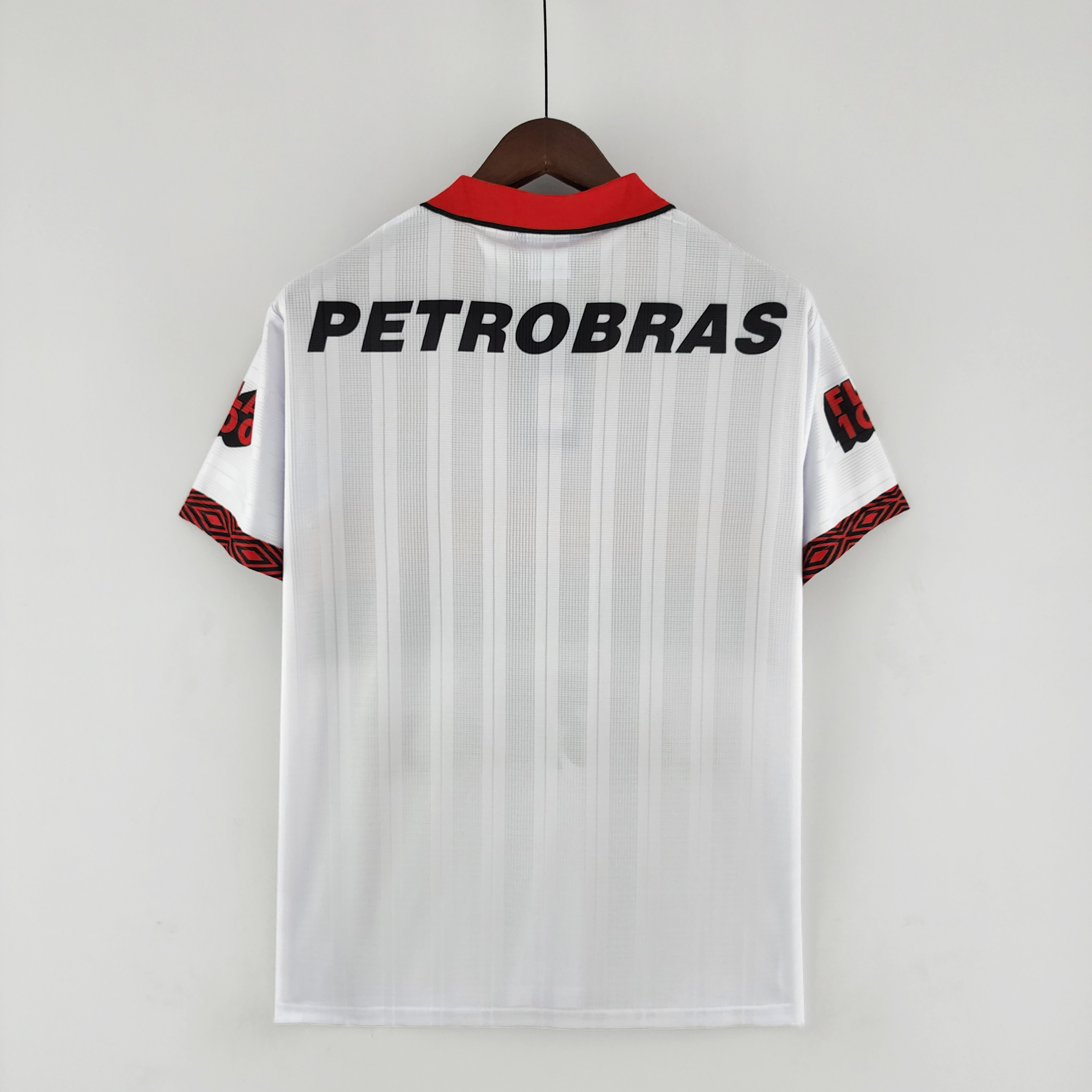 95-96 Flamengo Away White Retro Jersey/95-96弗拉门戈客场
