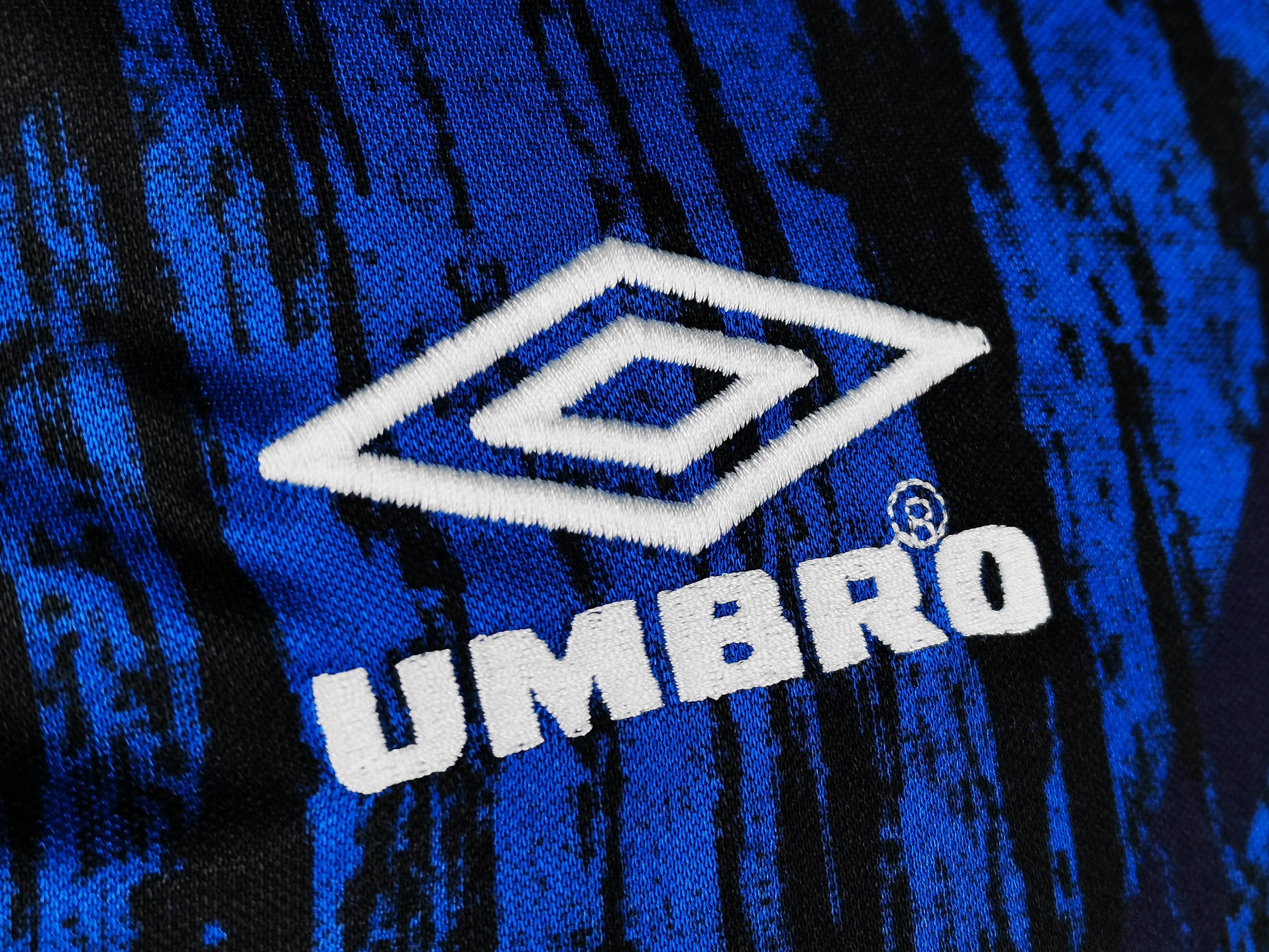 1993 Manchester United Away Blue Long Sleeve Retro Jersey/1993 曼联客场长袖