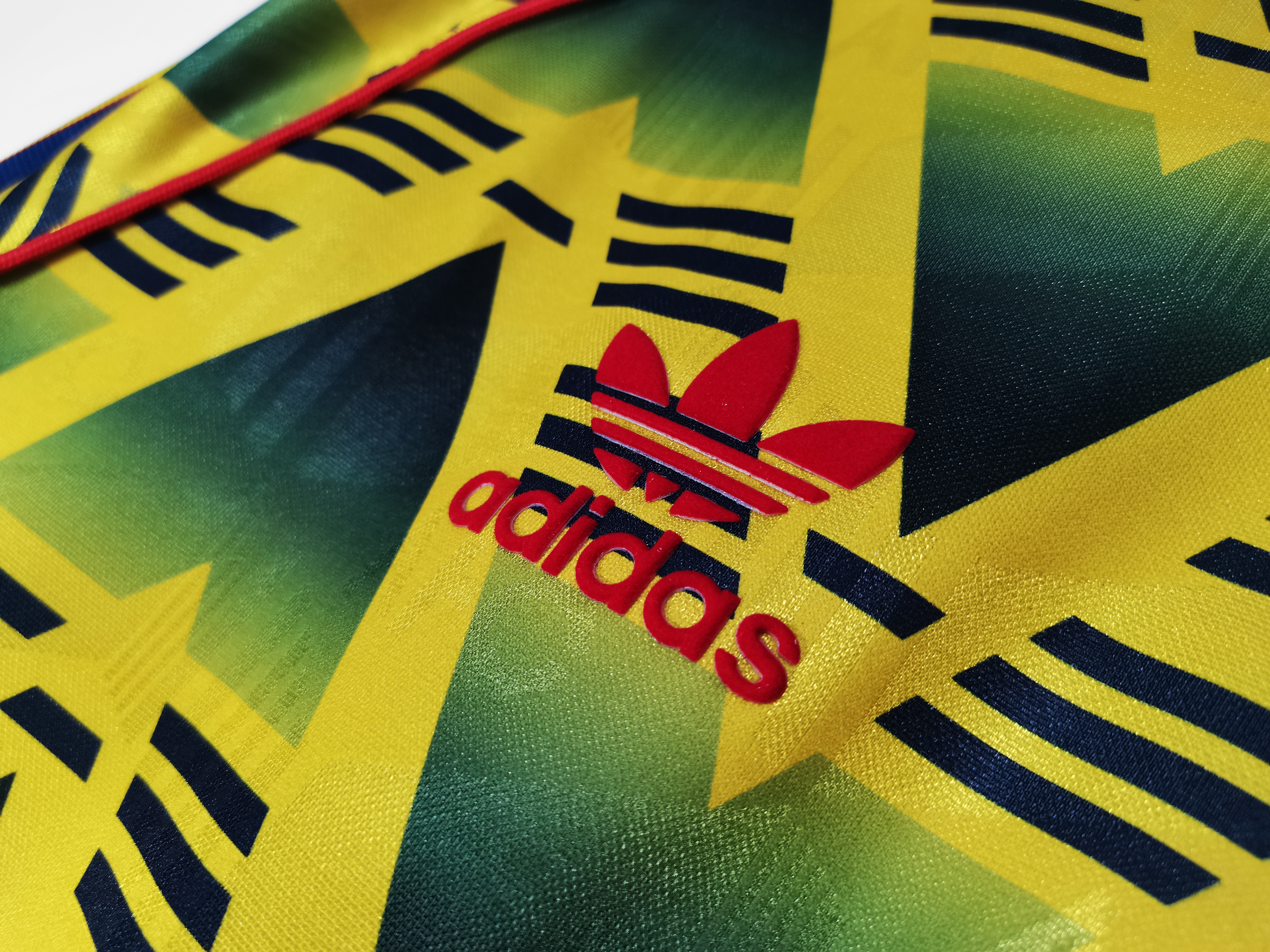 91-93 Arsenal Away Long Sleeve Retro Jersey/91-93 阿森纳客场长袖