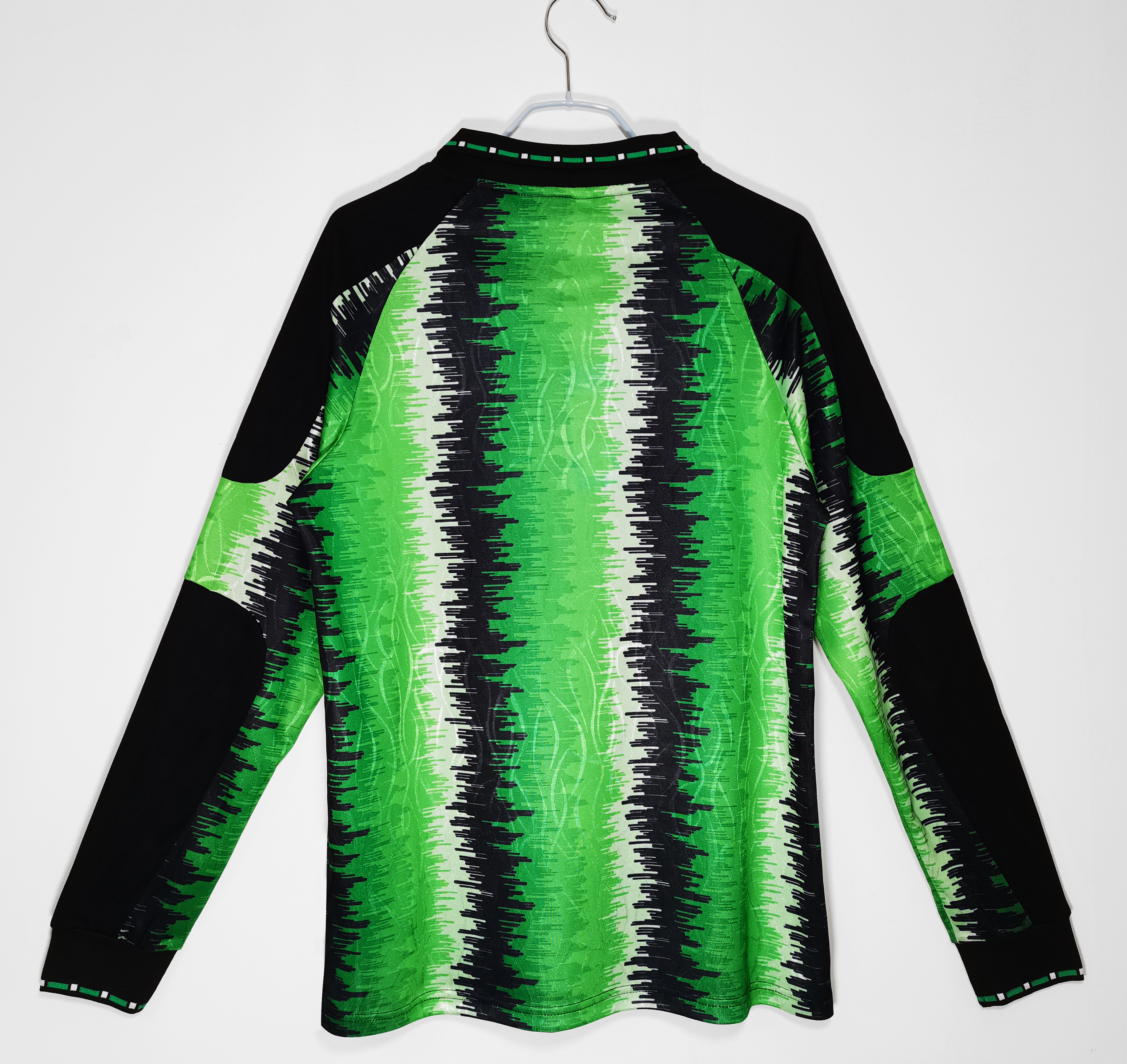 90-91 Manchester United Goal Keeper Green Long Sleeve Retro Jersey/90-91 曼联守门员长袖