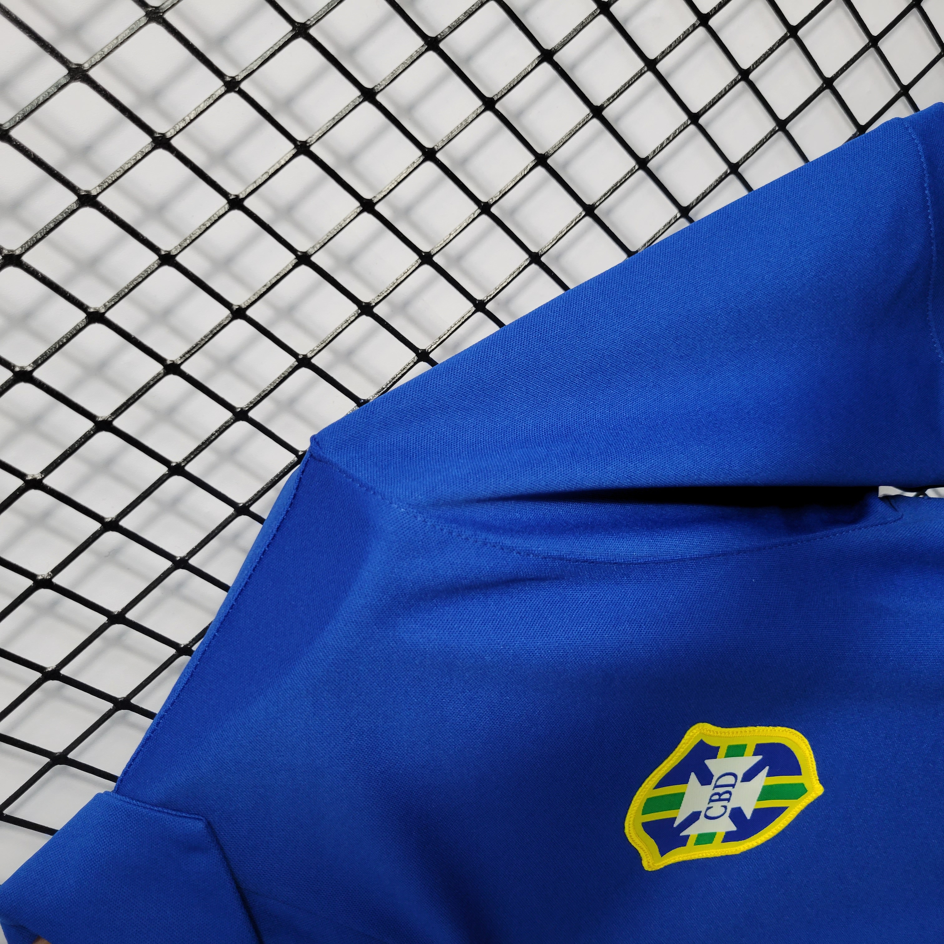 1957-1962 Brazil Away Blue Retro Jersey/1957-1962巴西客场