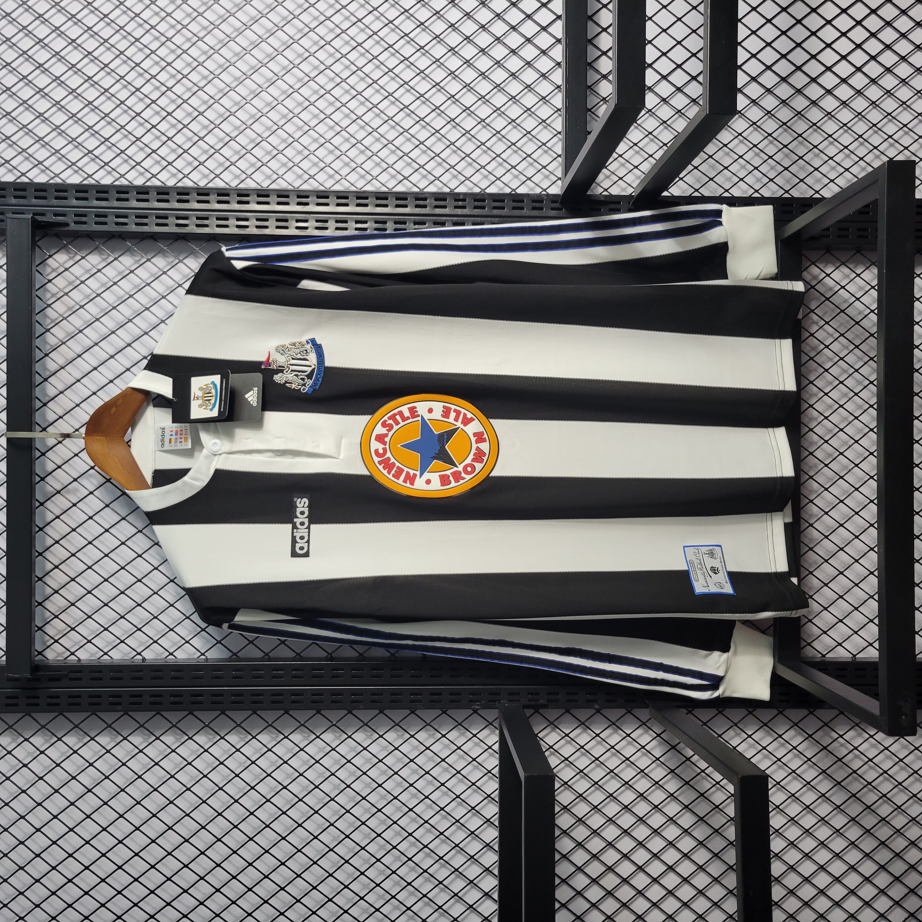 95-97 Newcastle United Home Long Sleeve Retro Jersey/95-97 纽卡斯尔联主场长袖
