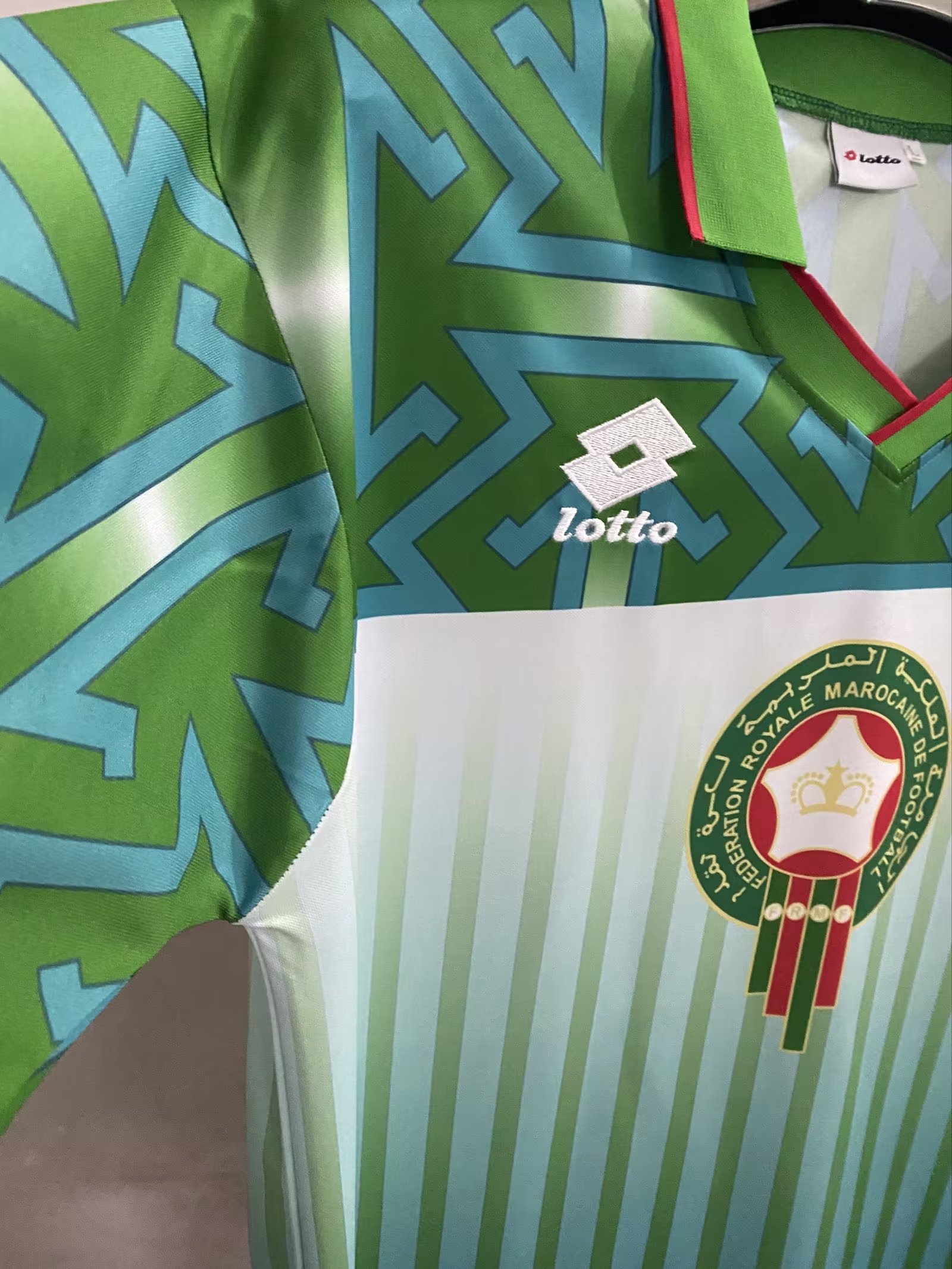 94-95 Morocco Away Green Retro Jersey/94-95摩洛哥客场