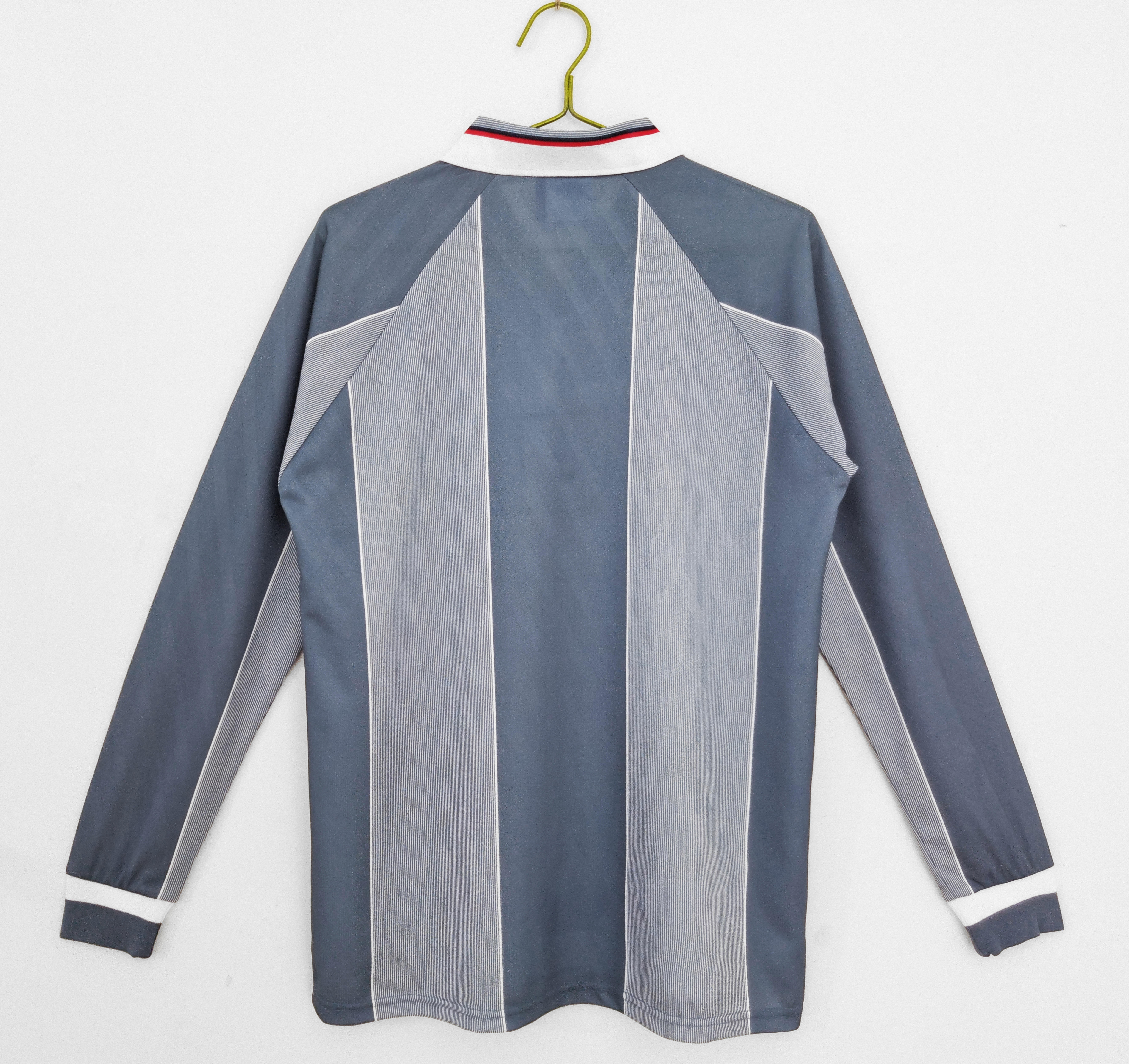 1996 England Away Retro Long Sleeve Jersey/1996 英格兰客场长袖