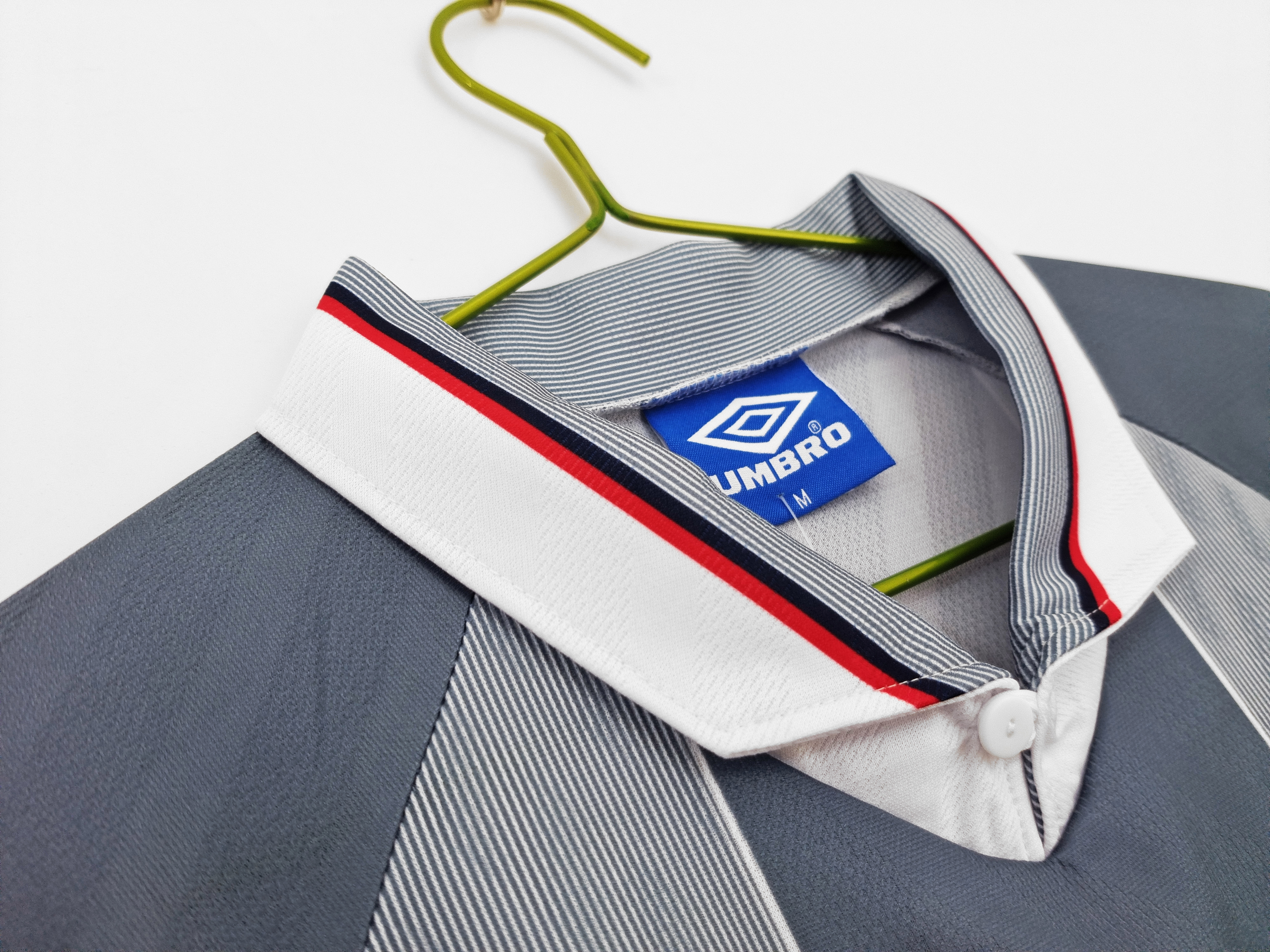1996 England Away Retro Long Sleeve Jersey/1996 英格兰客场长袖