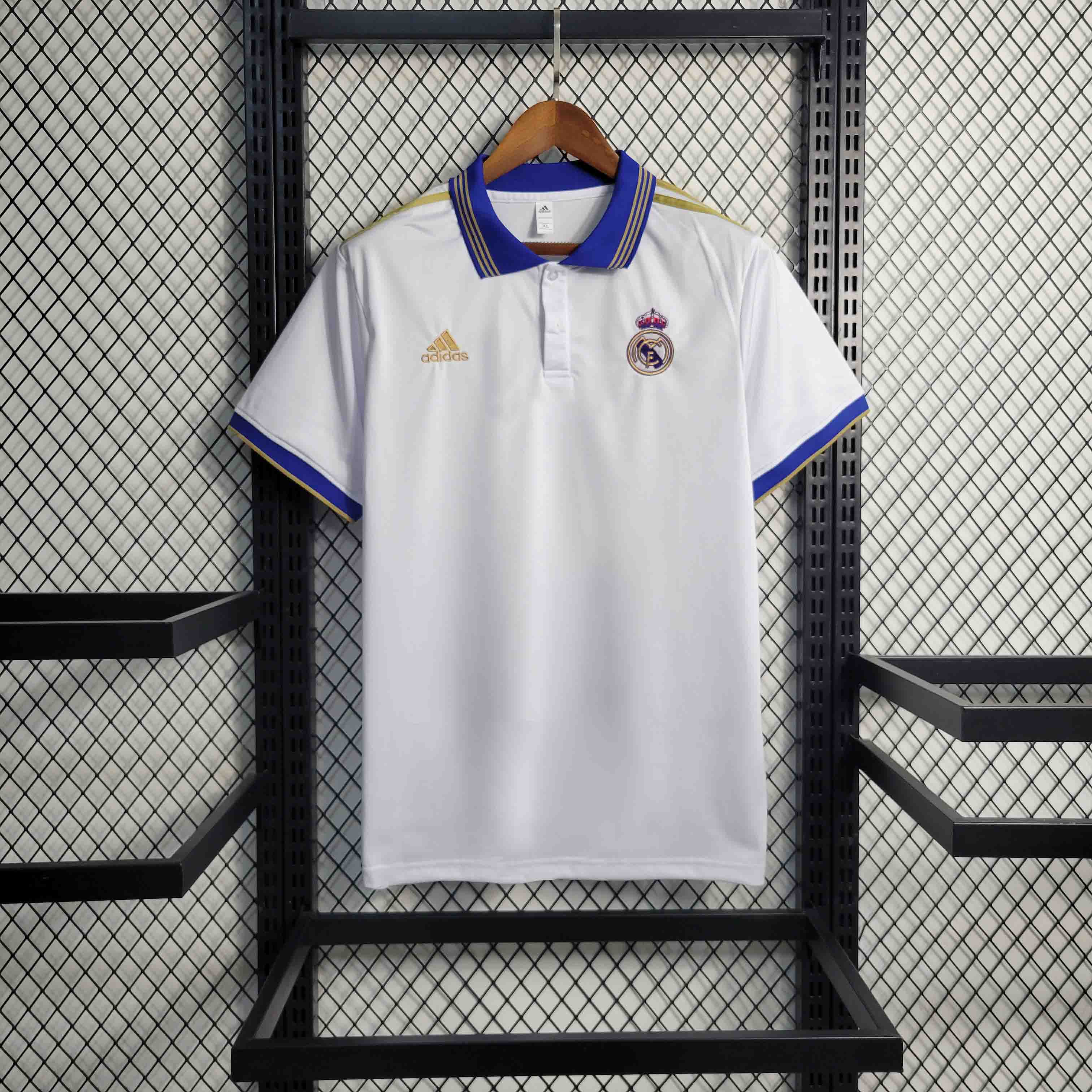 2023 Real Madrid White Polo/2023 皇马白色polo