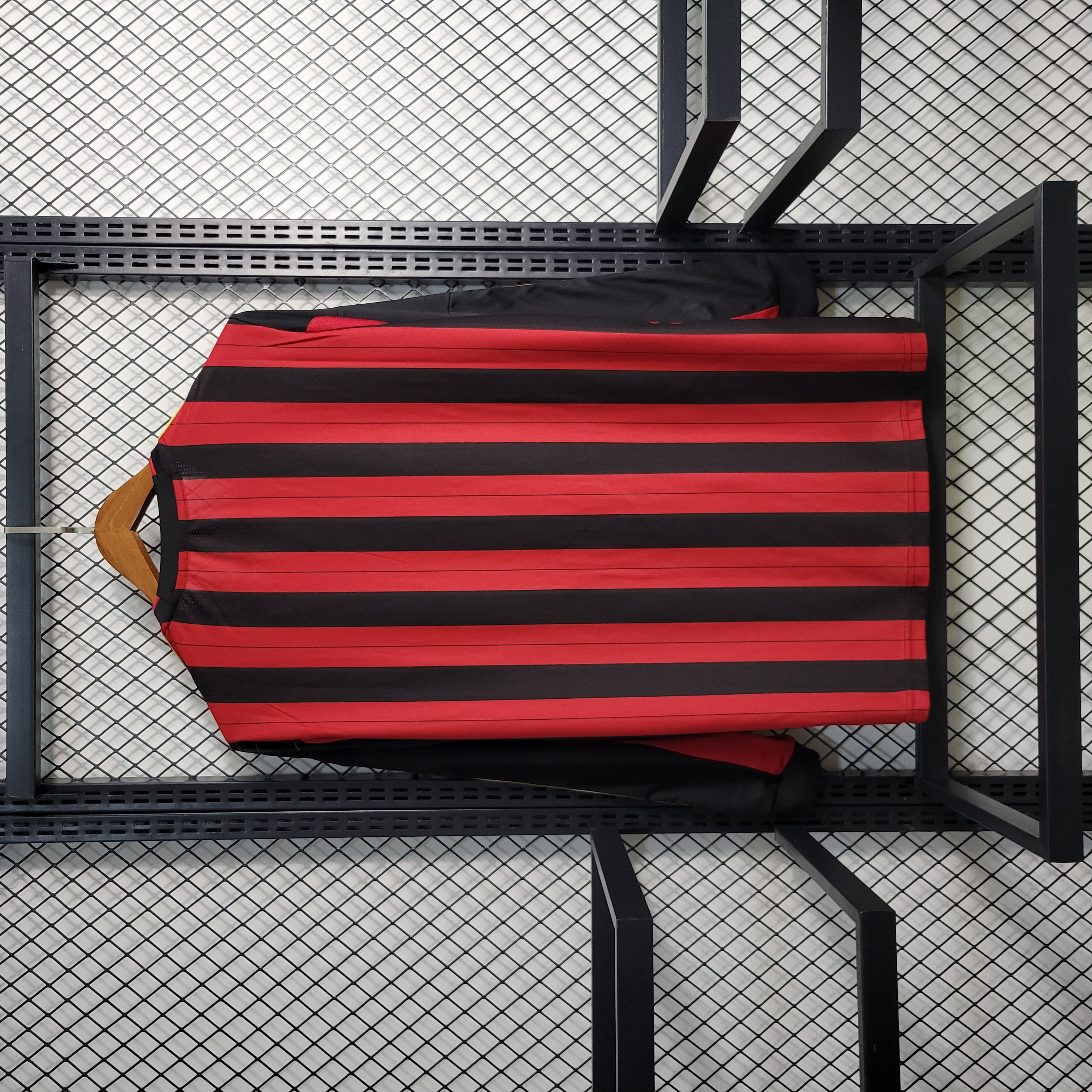 13-14 AC Milan Home Retro Long Sleeve Fans Jersey/13-14 AC米兰主场长袖