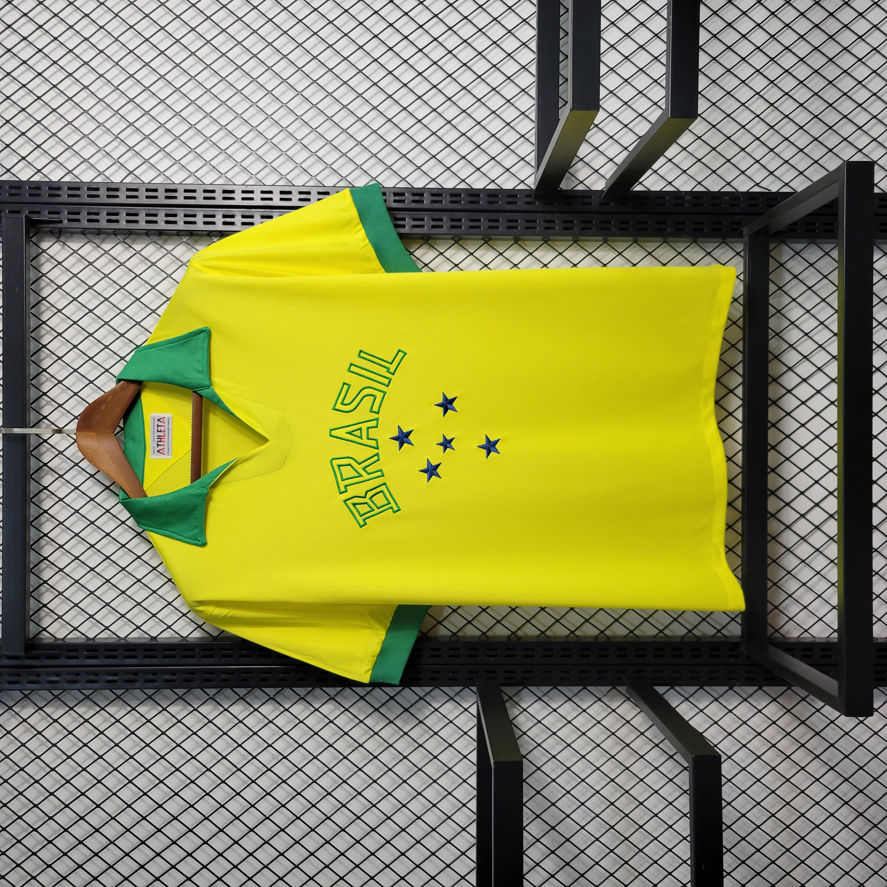 1958 Brazil Home Retro Jersey/1958 巴西主场