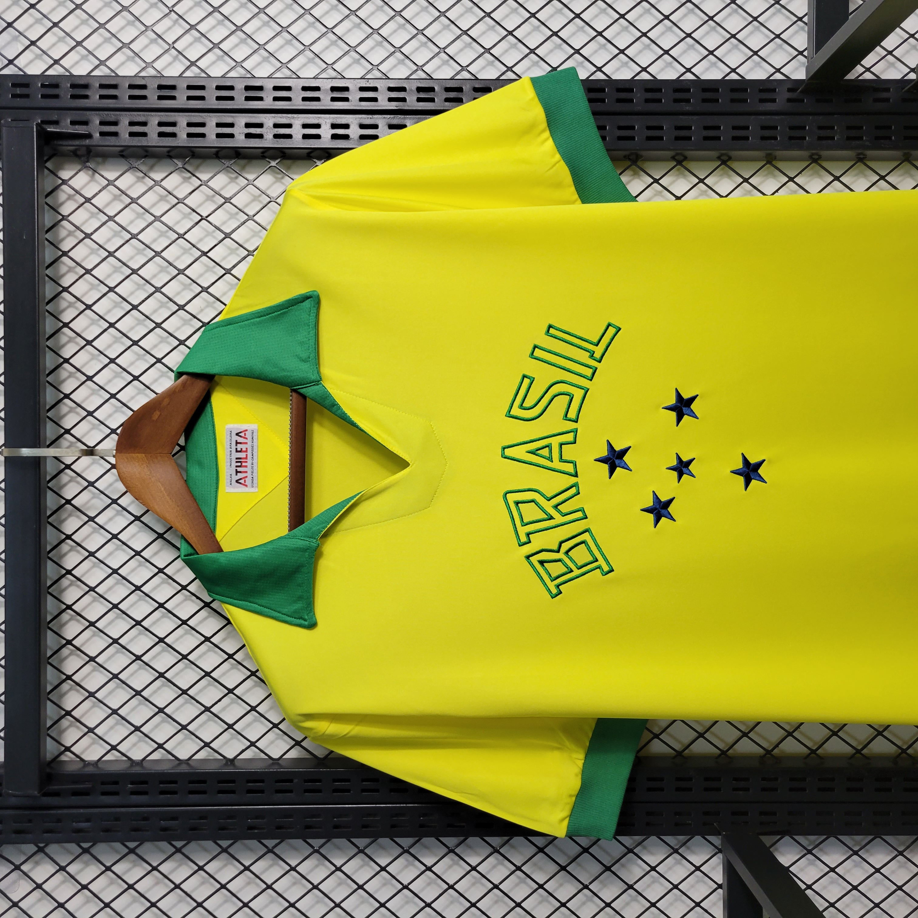 1958 Brazil Home Retro Jersey/1958 巴西主场