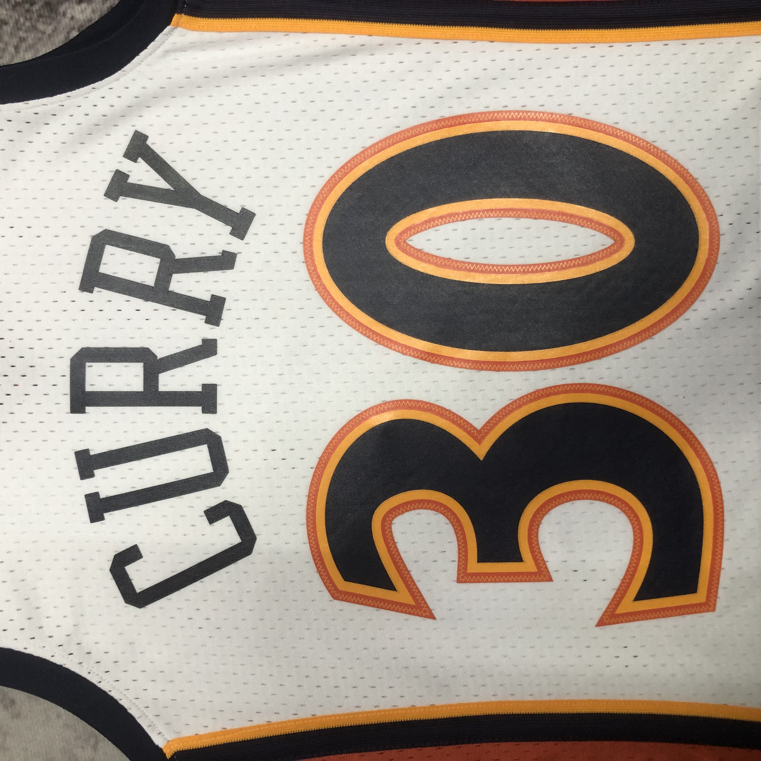 M&N 09-10 WARRIORS  SW White 30#CURRY/ 09-10 勇士队30#CURRY