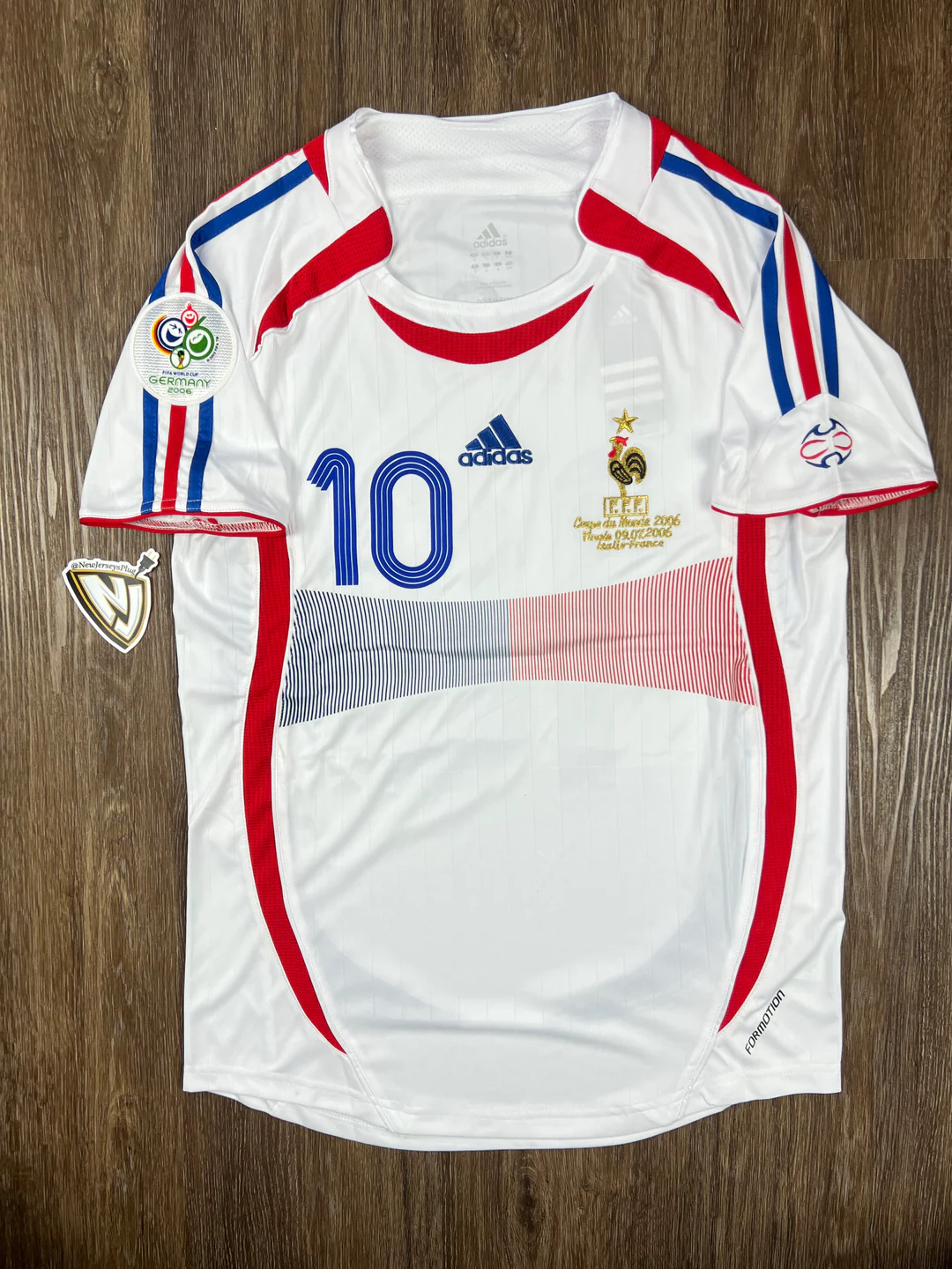2006 France Away Retro Jersey/2006 法国客场