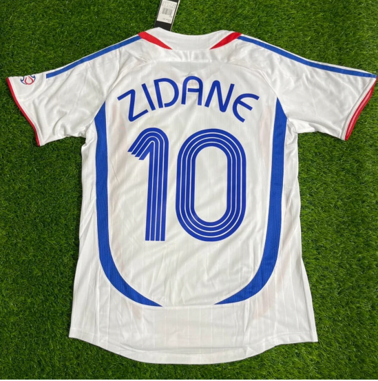 2006 France Away Retro Jersey/2006 法国客场