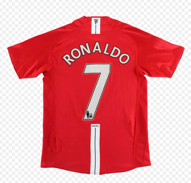 07-08 Manchester United Home Retro Long Sleeve Jersey with 7#RONALDO/07-08 曼联主场长袖带7号RONALDO