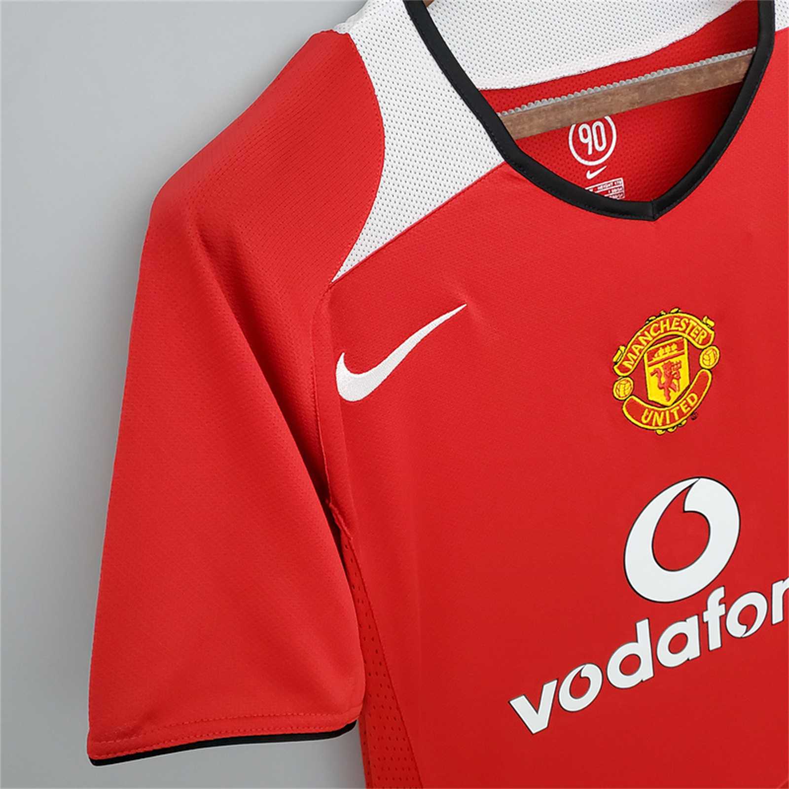 04-06 Manchester United Home Red Retro Jersey with 7#RONALDO/04-06 曼联主场7号罗纳尔多