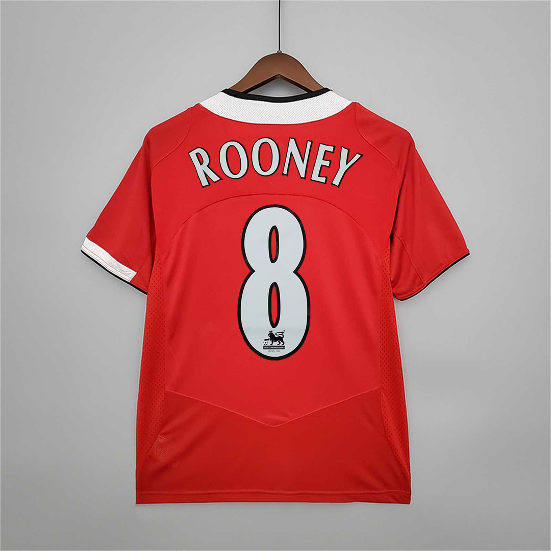 04-06 Manchester United Home Red Retro Jersey with 7#RONALDO/04-06 曼联主场7号罗纳尔多