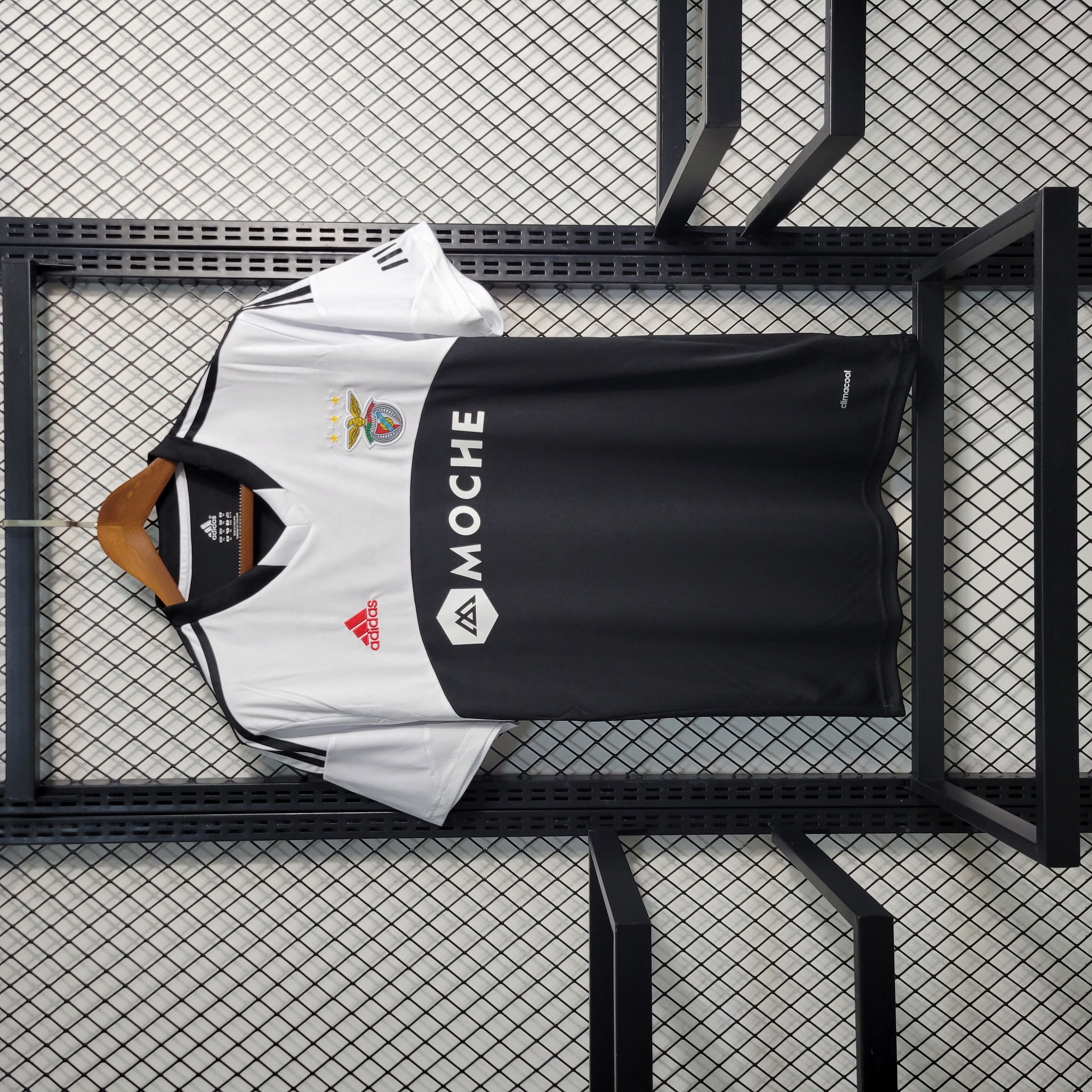 13-14 Benfica Black and White Retro Jersey/13-14 本菲卡复古