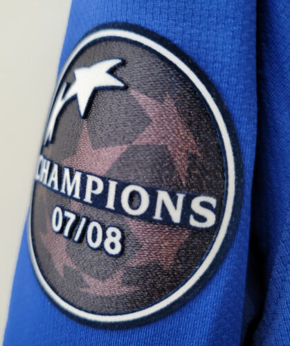 08-09 Manchester United Blue Long Sleeve Retro Jersey/08-09曼联蓝色长袖